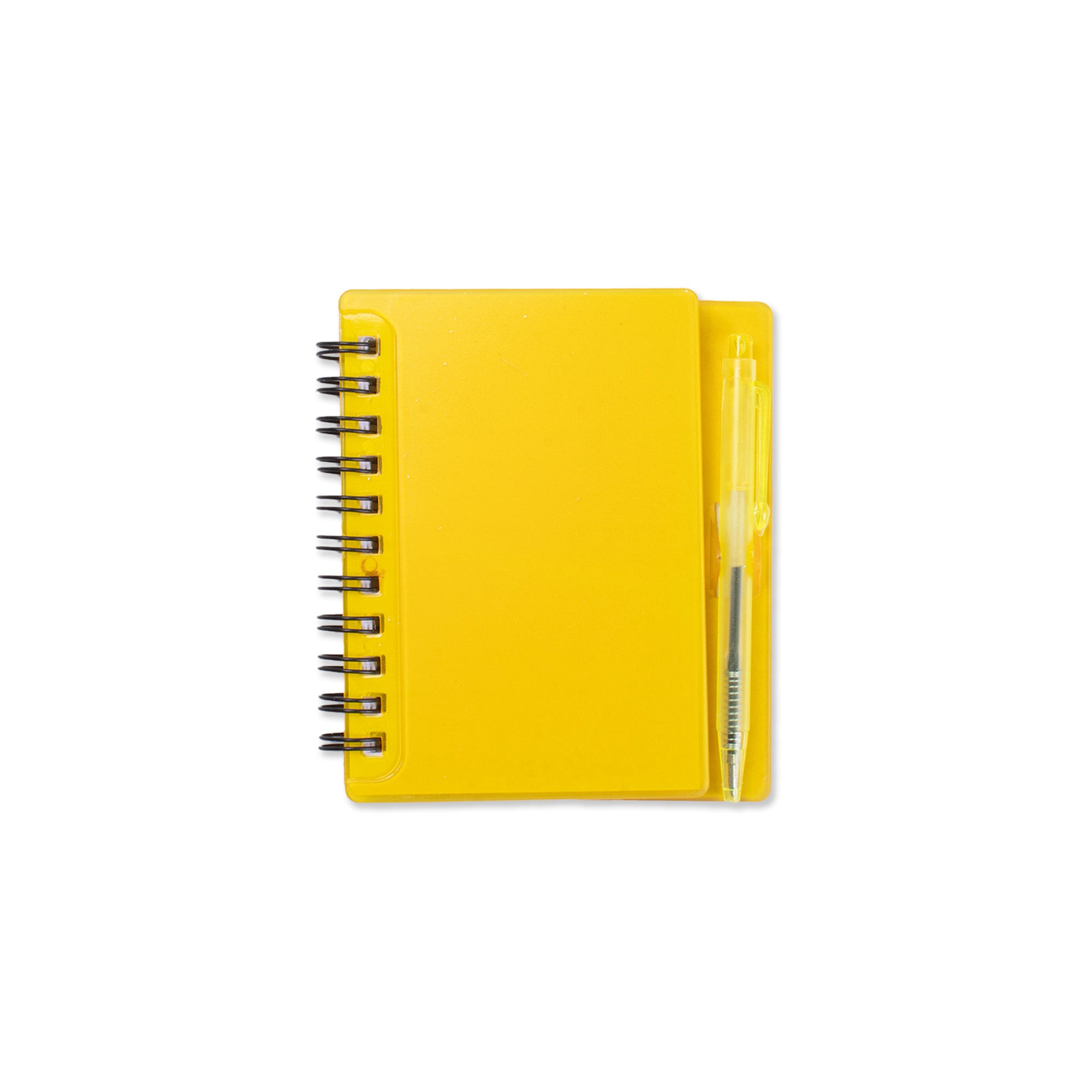 Mini Ruled Notebook With Pen Yellow 140Pages 1Book