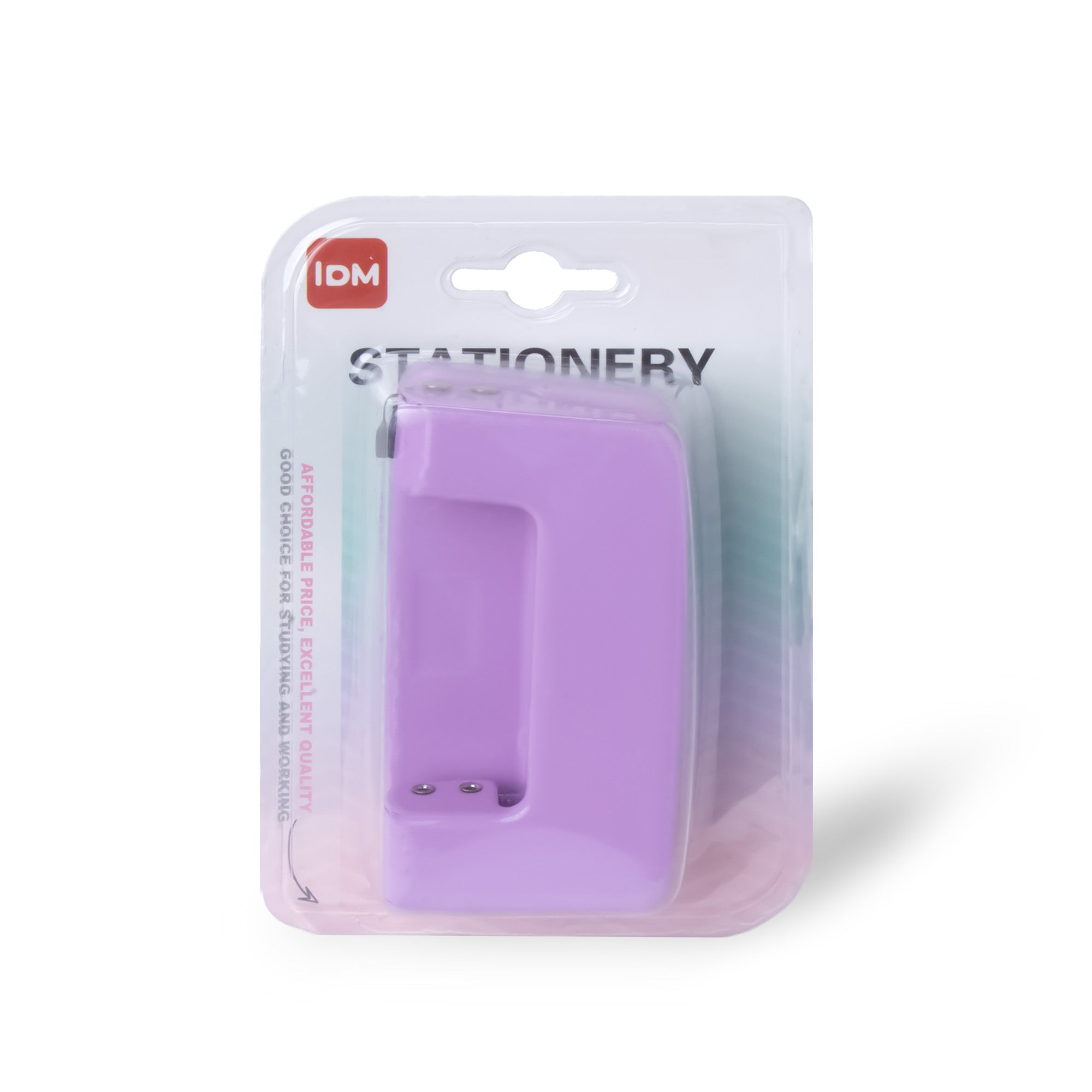 Double Hole Punch Purple 1pc Blister