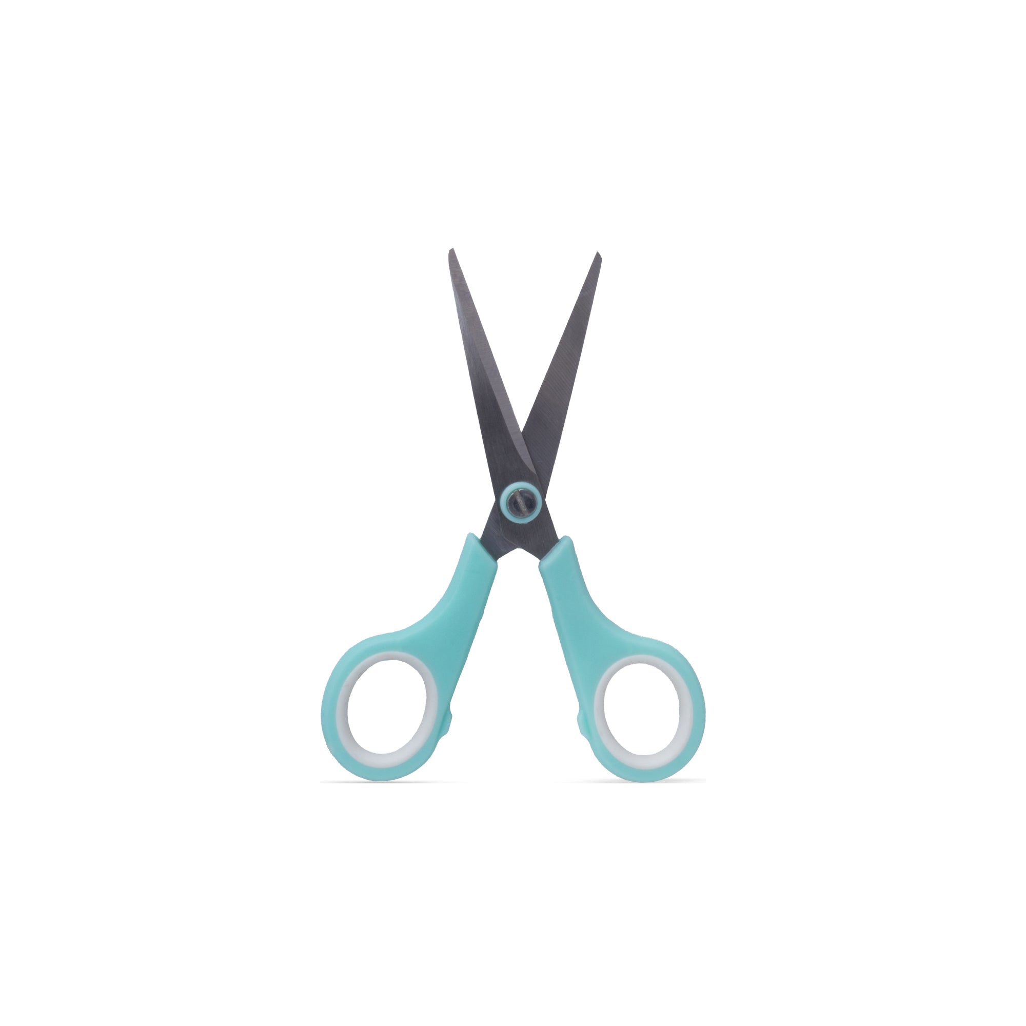 Scissor Stainless Steel Soft Grip 140mm & 190mm Teal 2pcs Set Blister