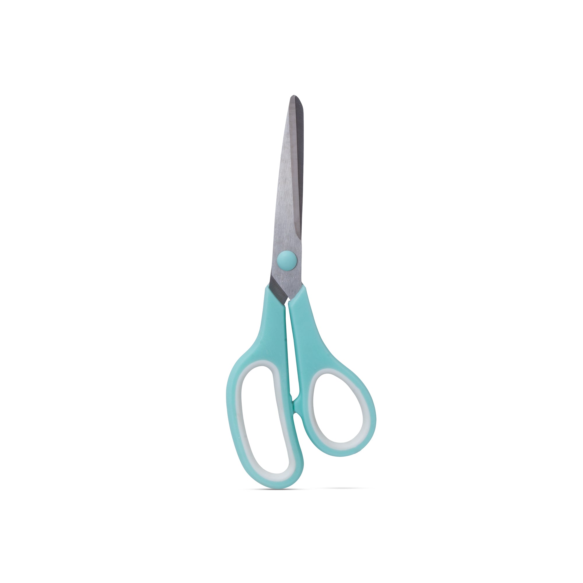 Scissor Stainless Steel Soft Grip 190mm Teal 1pc Blister