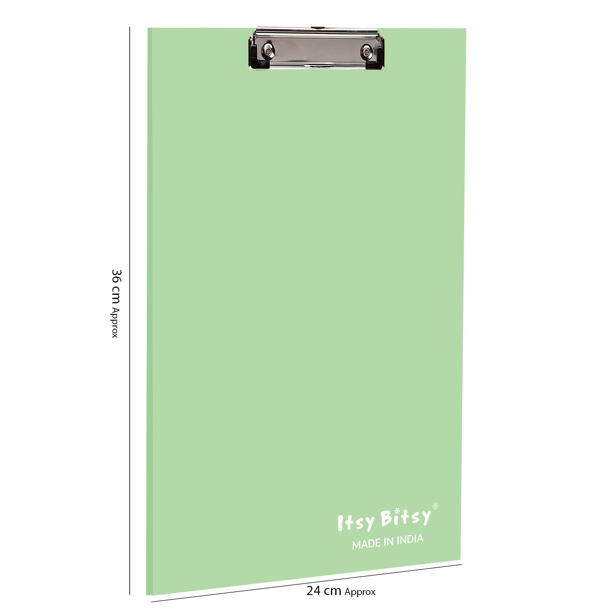 MDF Clipboard Pistachio Green L 8.66 X W 12.59 in 5.5mm Thick 1pc