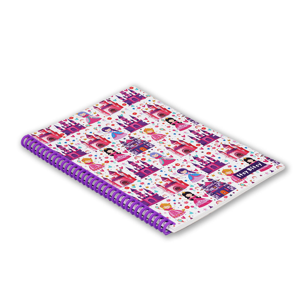 Spiral Candy Note Book Ruled Princess Castle 90gsm 96 Pages A4