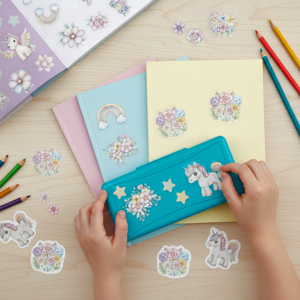 Sticker Book Unicorn Wonders Approx 14 X 7.2cm 12 Sheets