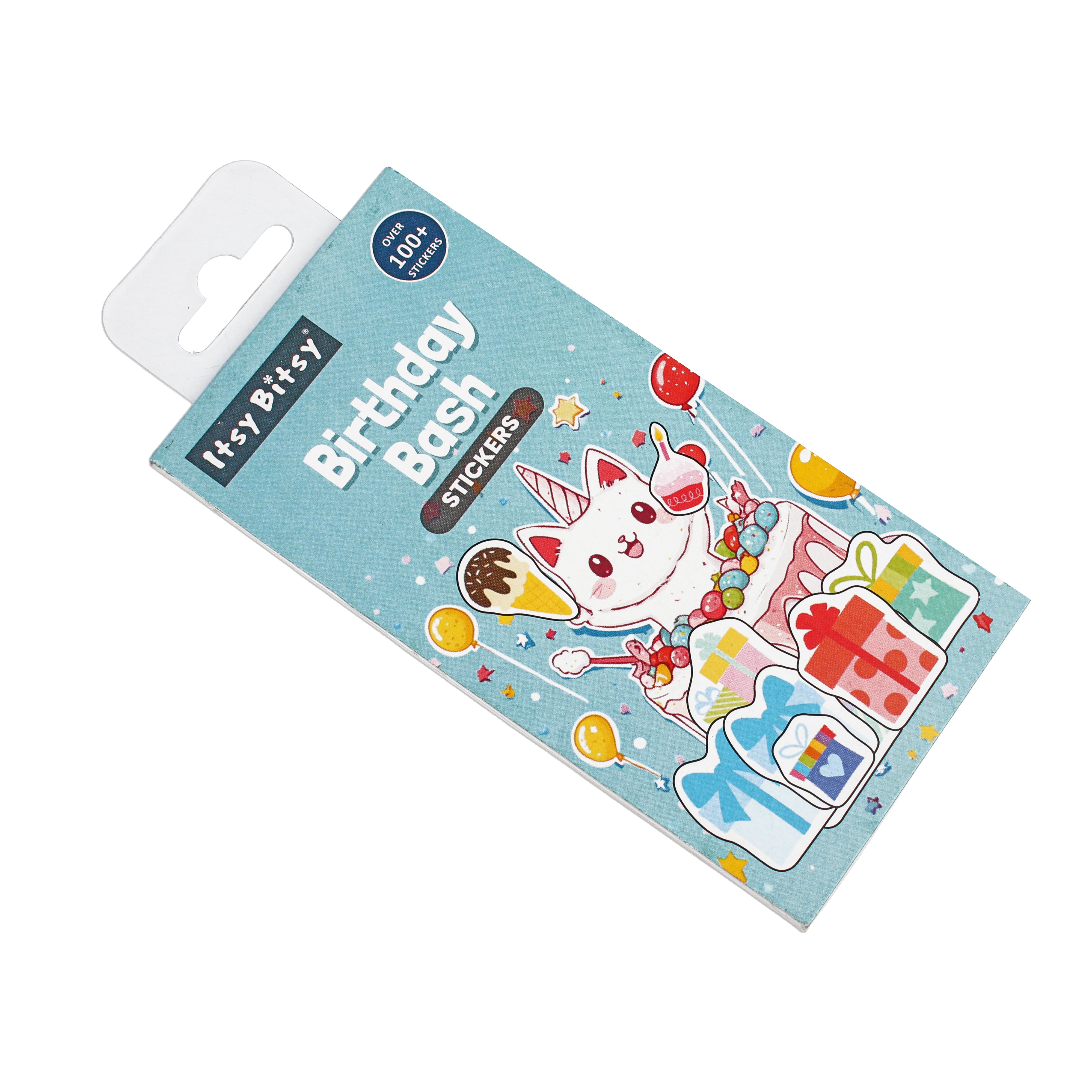 Sticker Book Birthday Bash Approx 14 X 7.2cm 12 Sheet