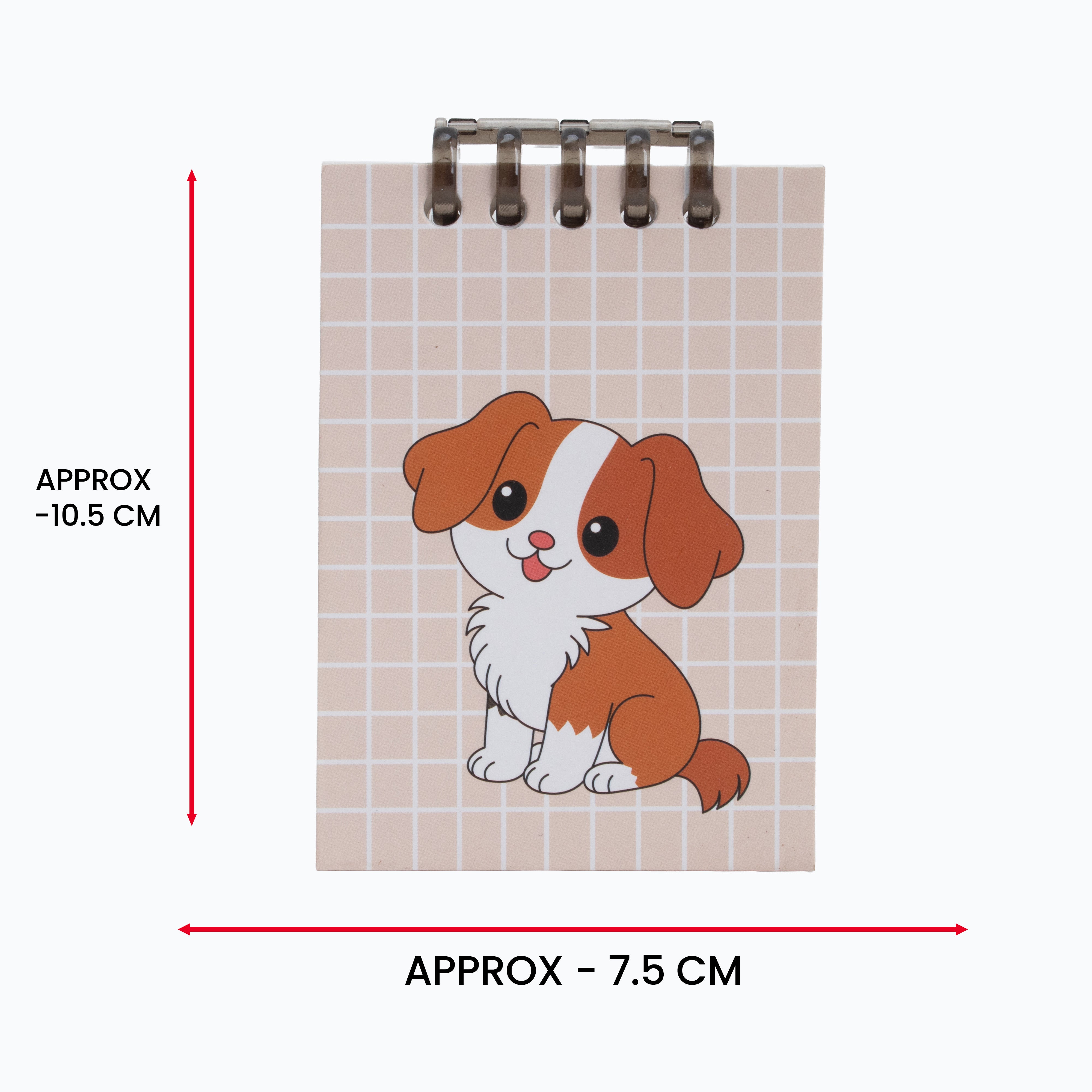 Spiral Ice Notebook Puppy Love 90gsm A7 100pages