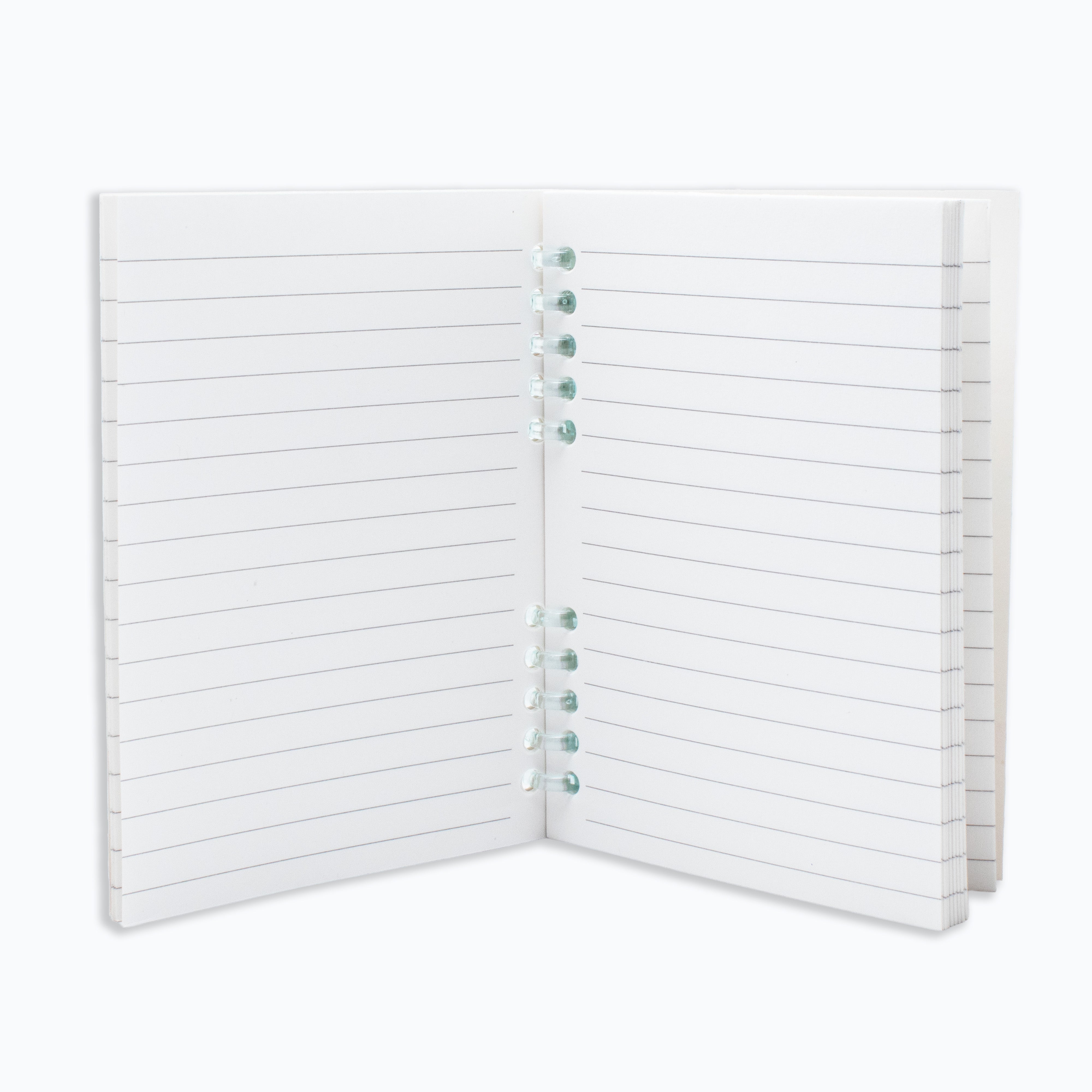 Spiral Ice Notebook Floral Grid 90gsm A6 100pages
