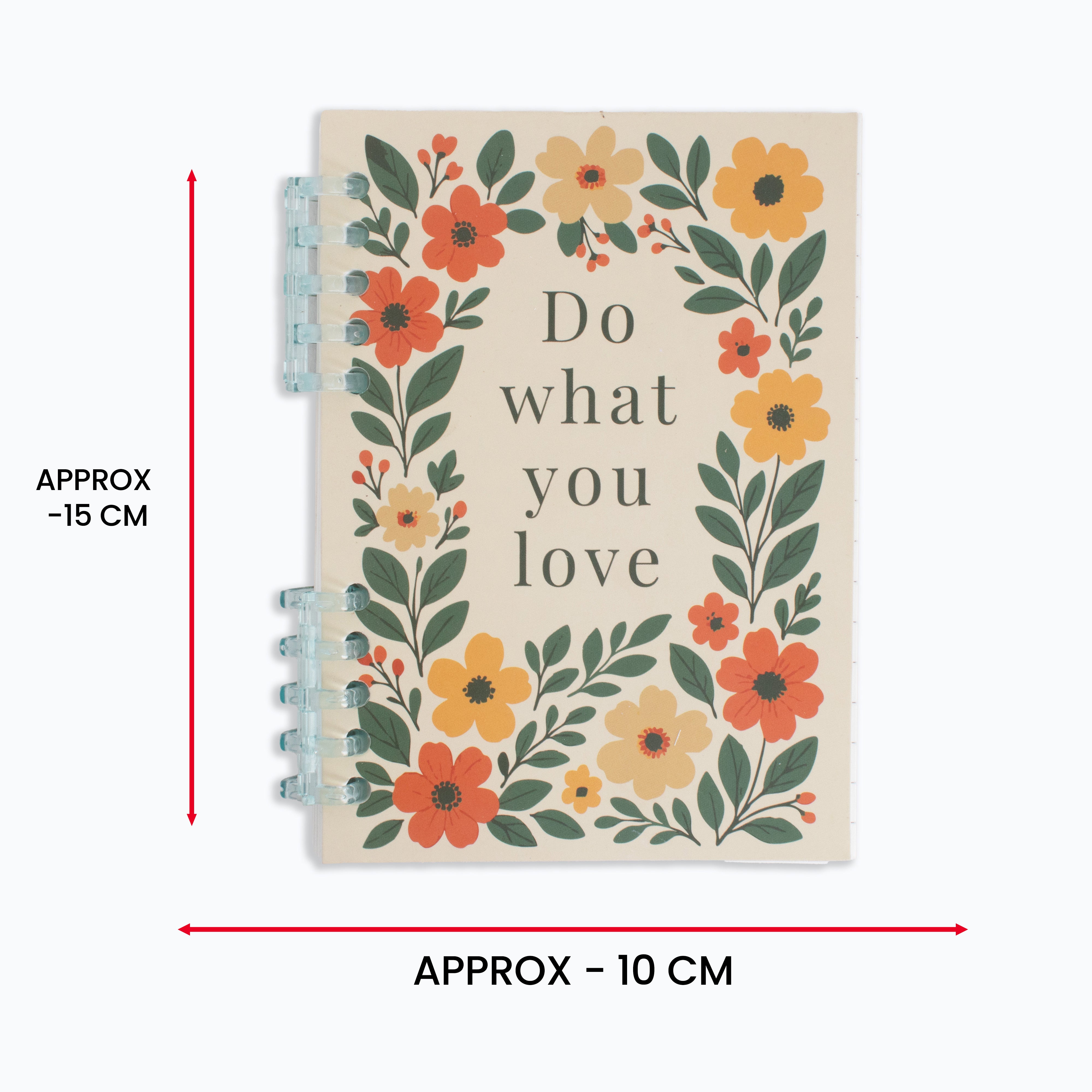 Spiral Ice Notebook Do What you love 90gsm A6 100pages