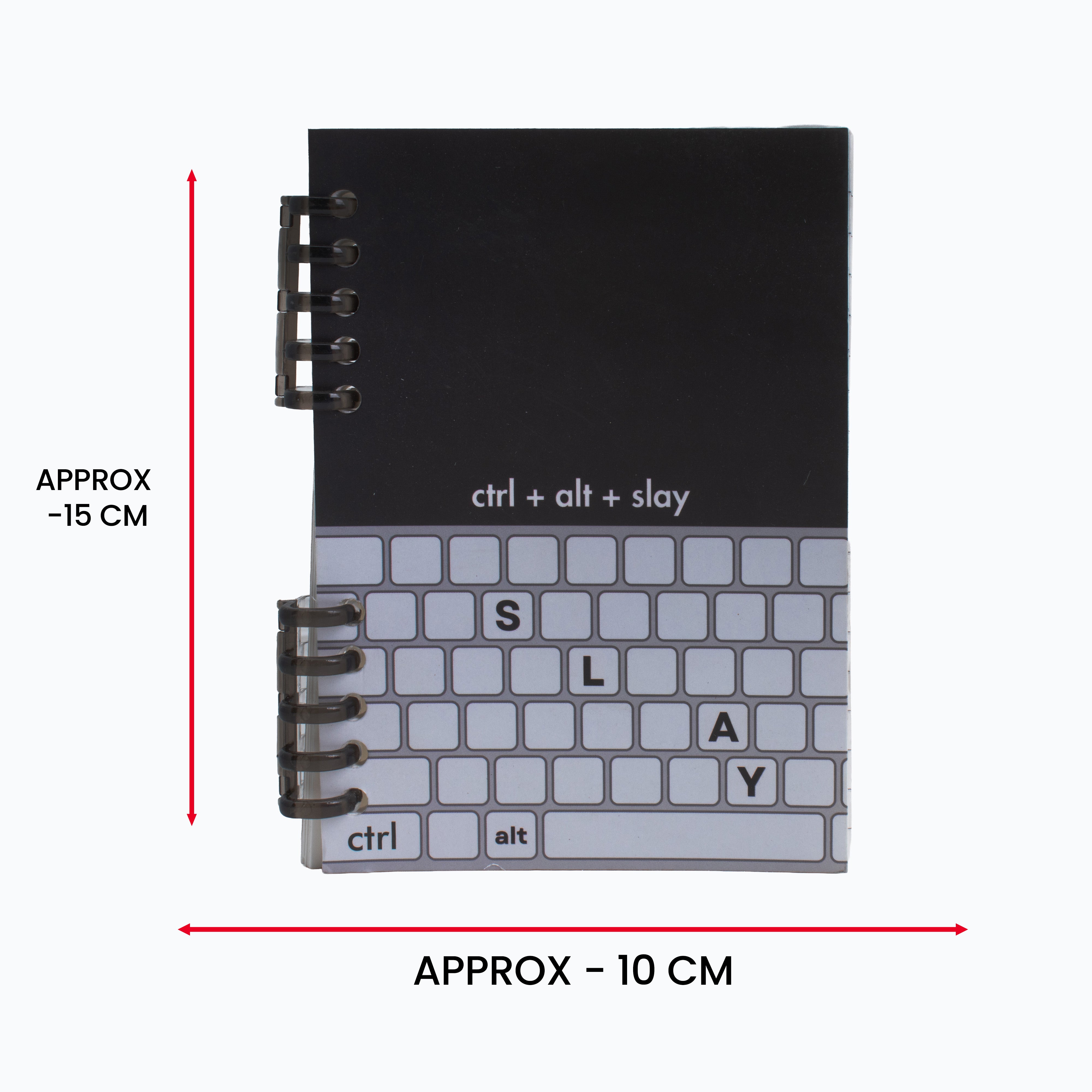 Spiral Ice Notebook Control Alter Slay 90gsm A6 100pages