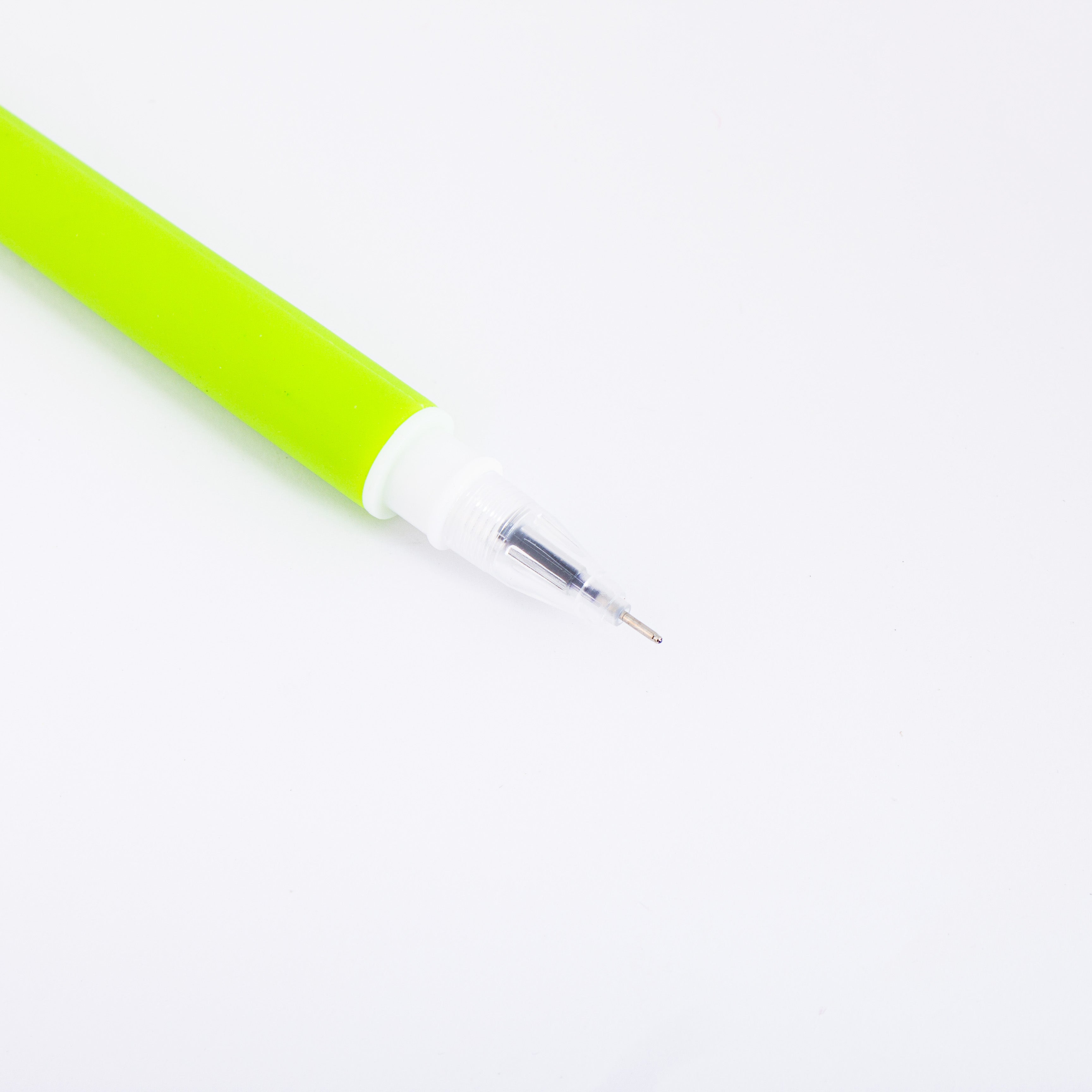 Flexible Dinosaur Ballpoint Blue Gel Pen Light Green 0.5mm Tip 1pc