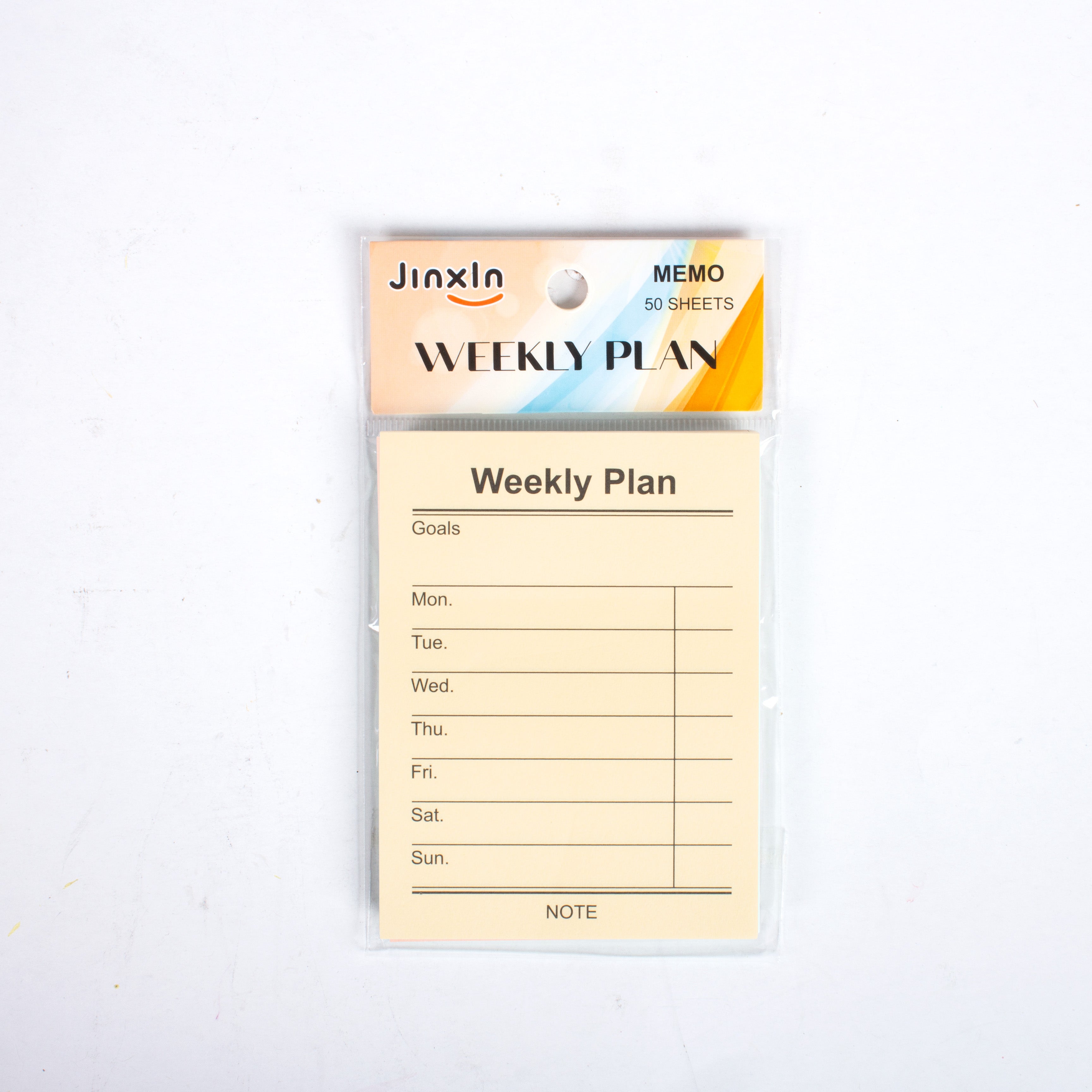 Sticky Note Plan Weekly Plan Sticky Note Light Yellow 7.5 X 10cm 50 Sheets 1Book – Itsy ...