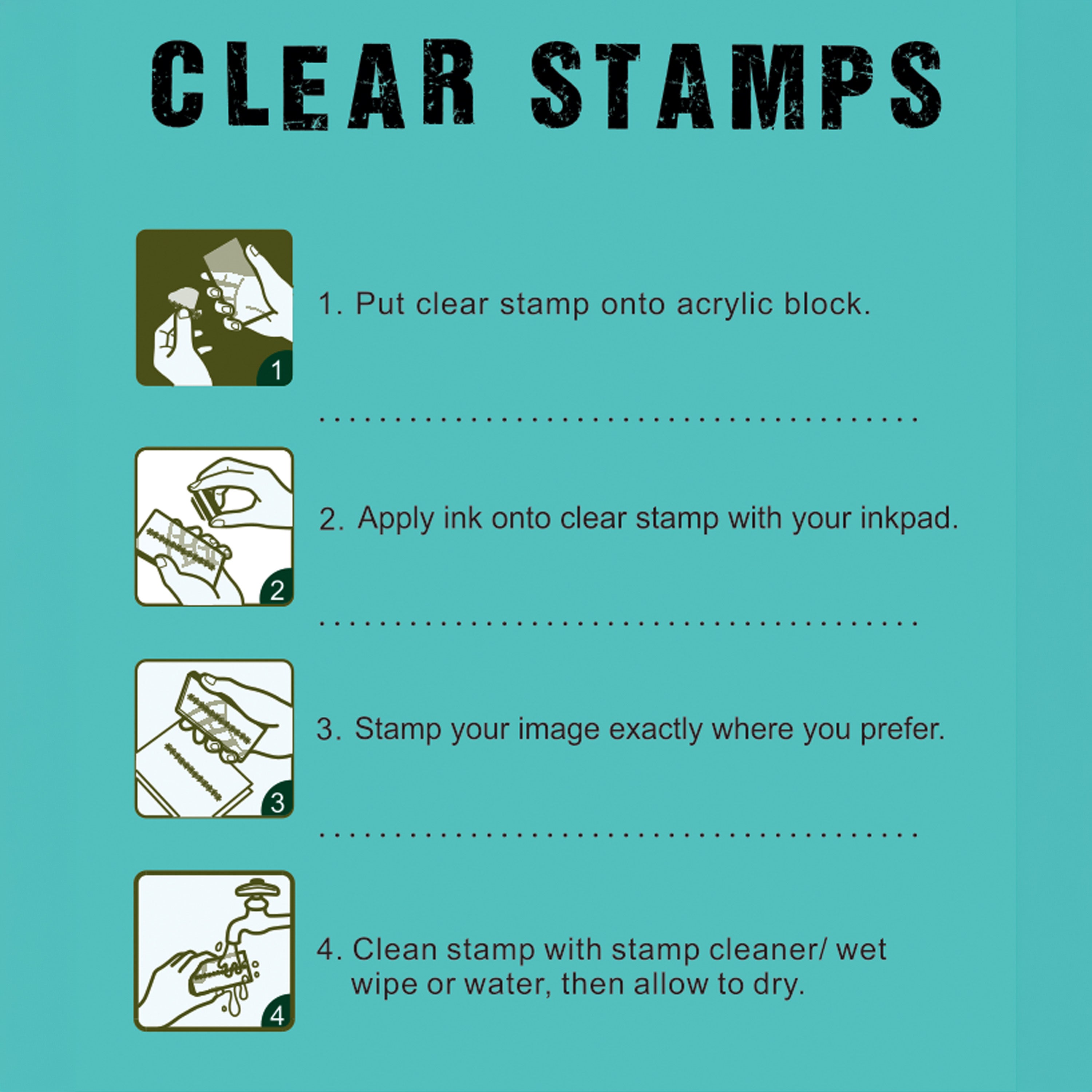 Clear Stamps Butterfly World 4.3 X 6.2inch 16pc