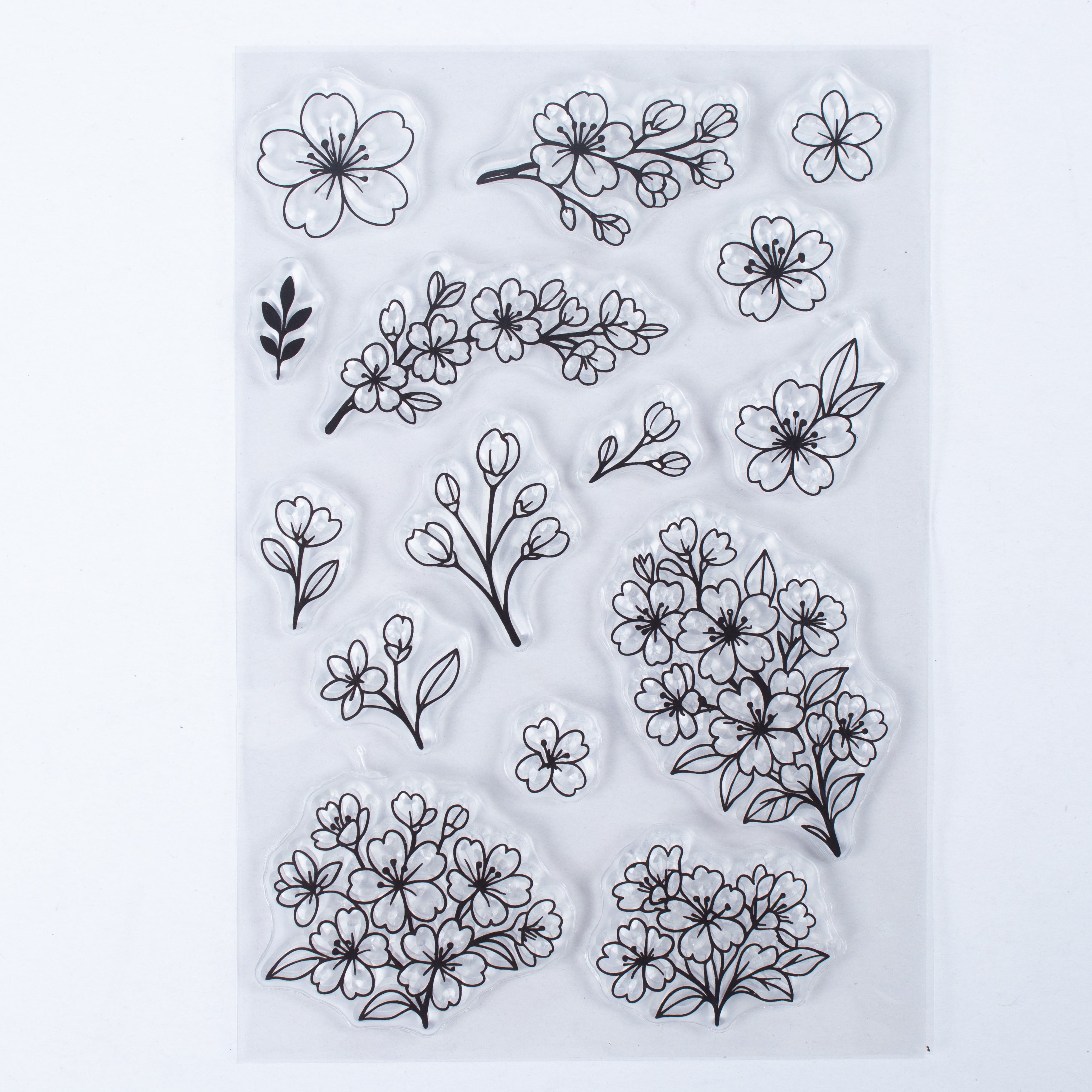 Clear Stamps Blooming Beauty 4.3 X 6.2inch 15pc