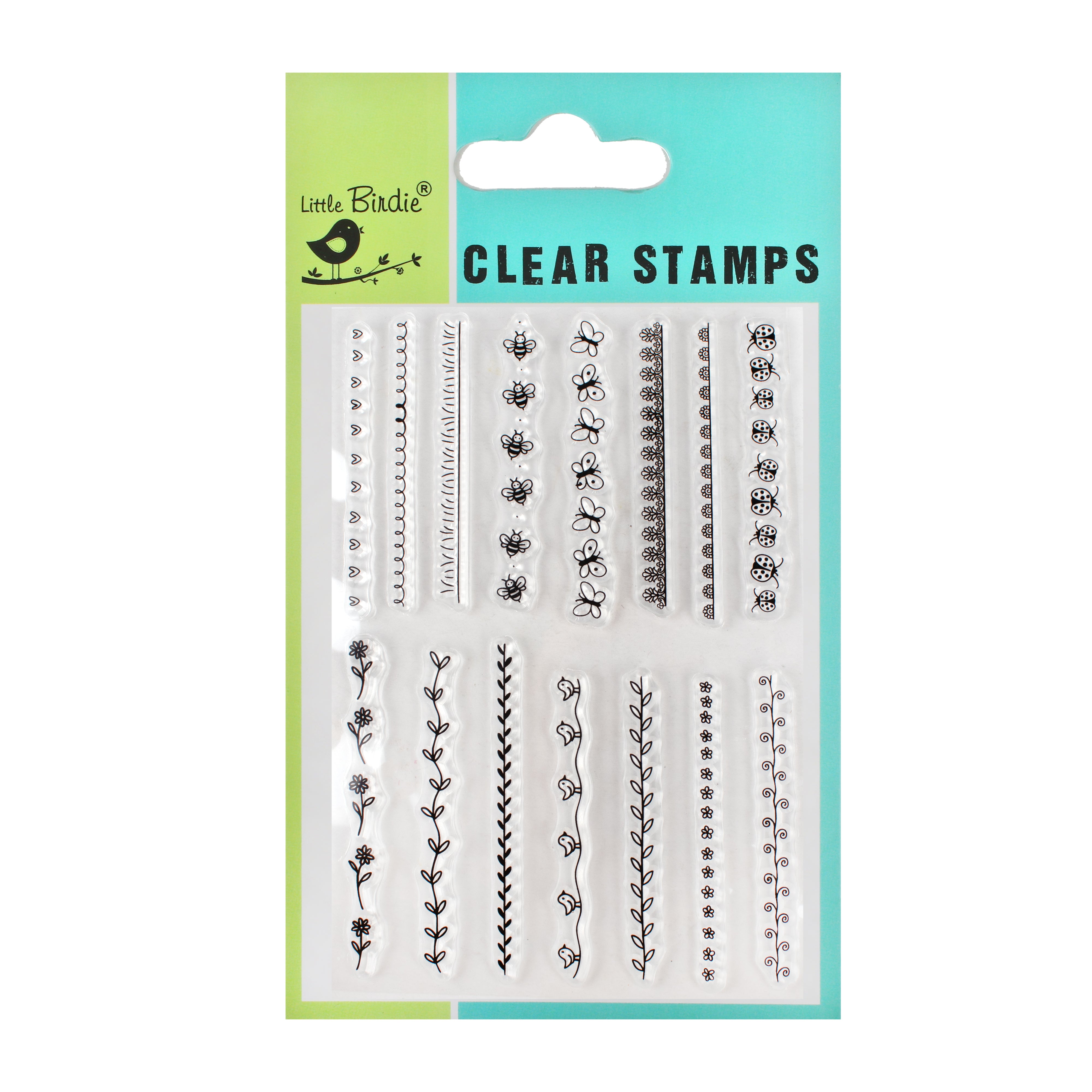 Clear Stamps Charming Trims 4.3 X 6.2inch 15pc