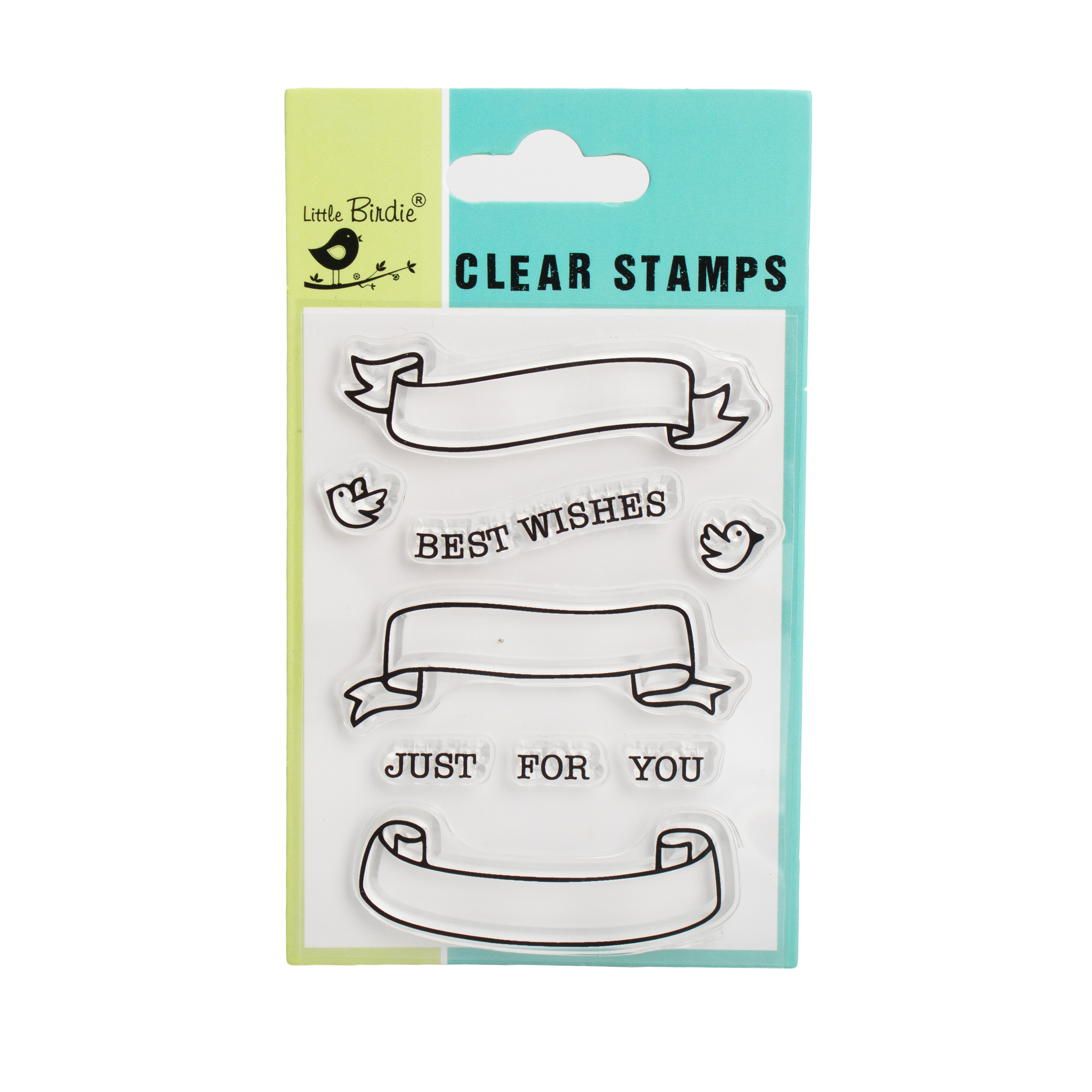 Clear Stamps Wishes Always 3 X 4inch 9pc