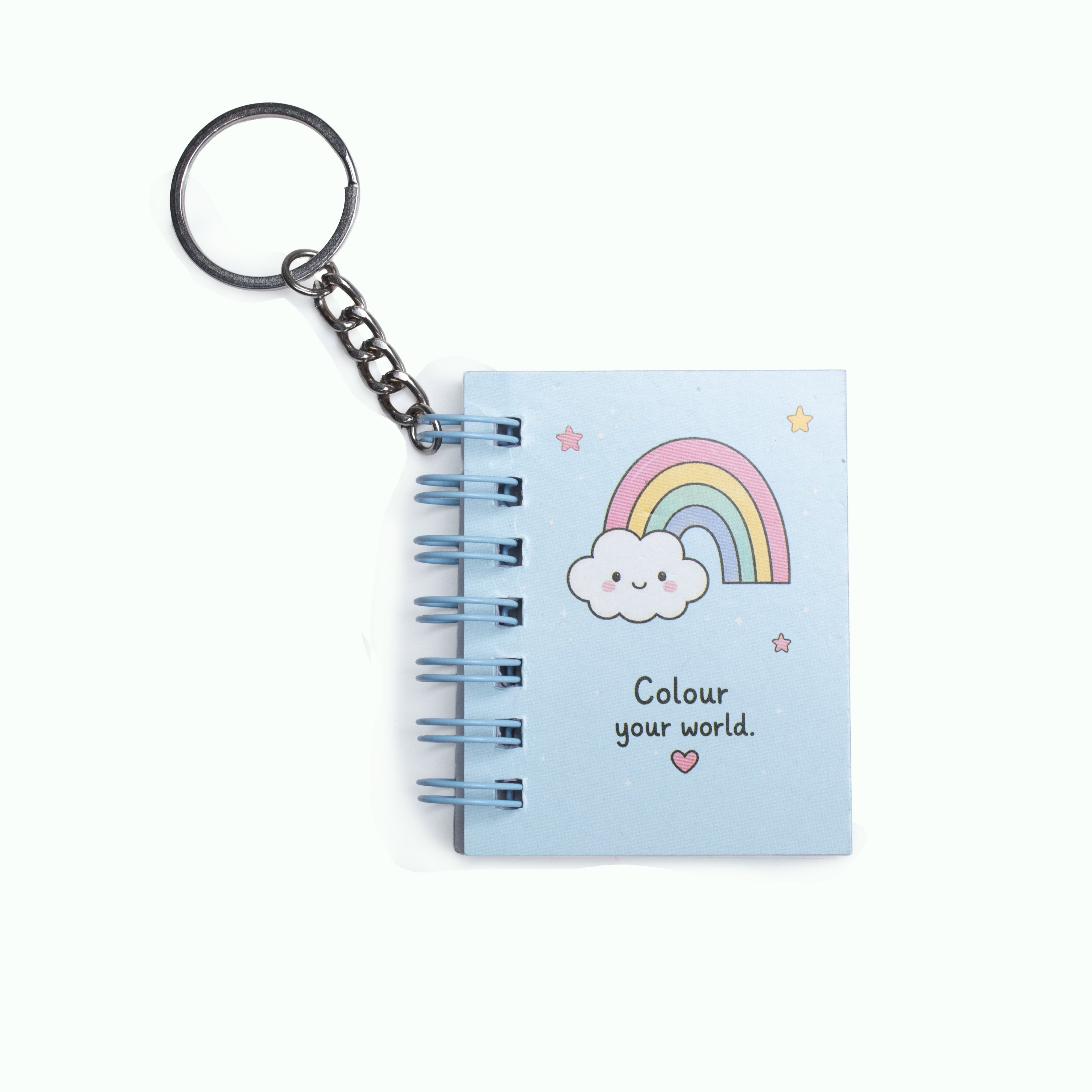 Keychain Notebook Colour Your World L6.8 X W5.3cm 70gsm 80 pages 1 Book IB
