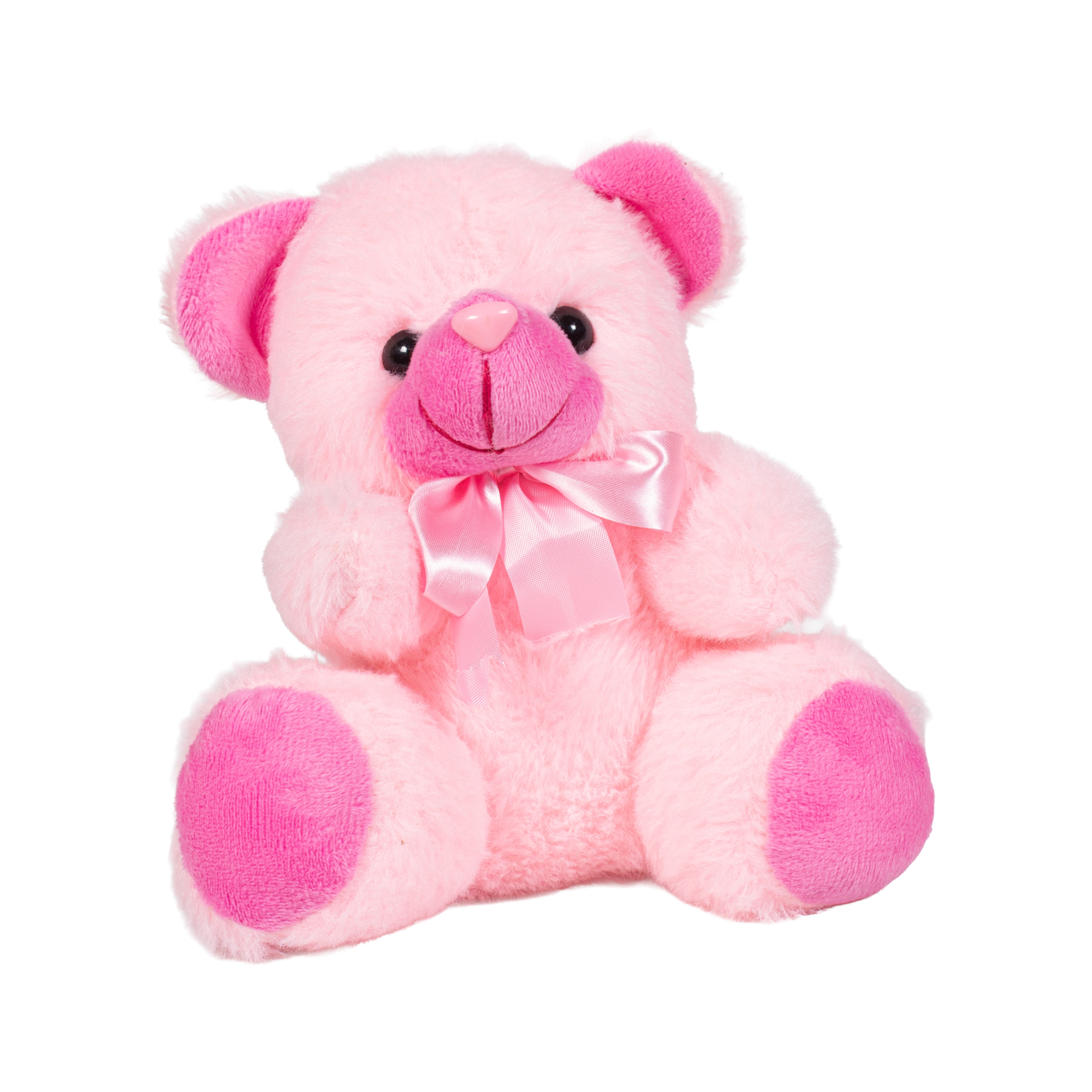 Soft Toy Teddy Bear Pink 7inch 1 pc