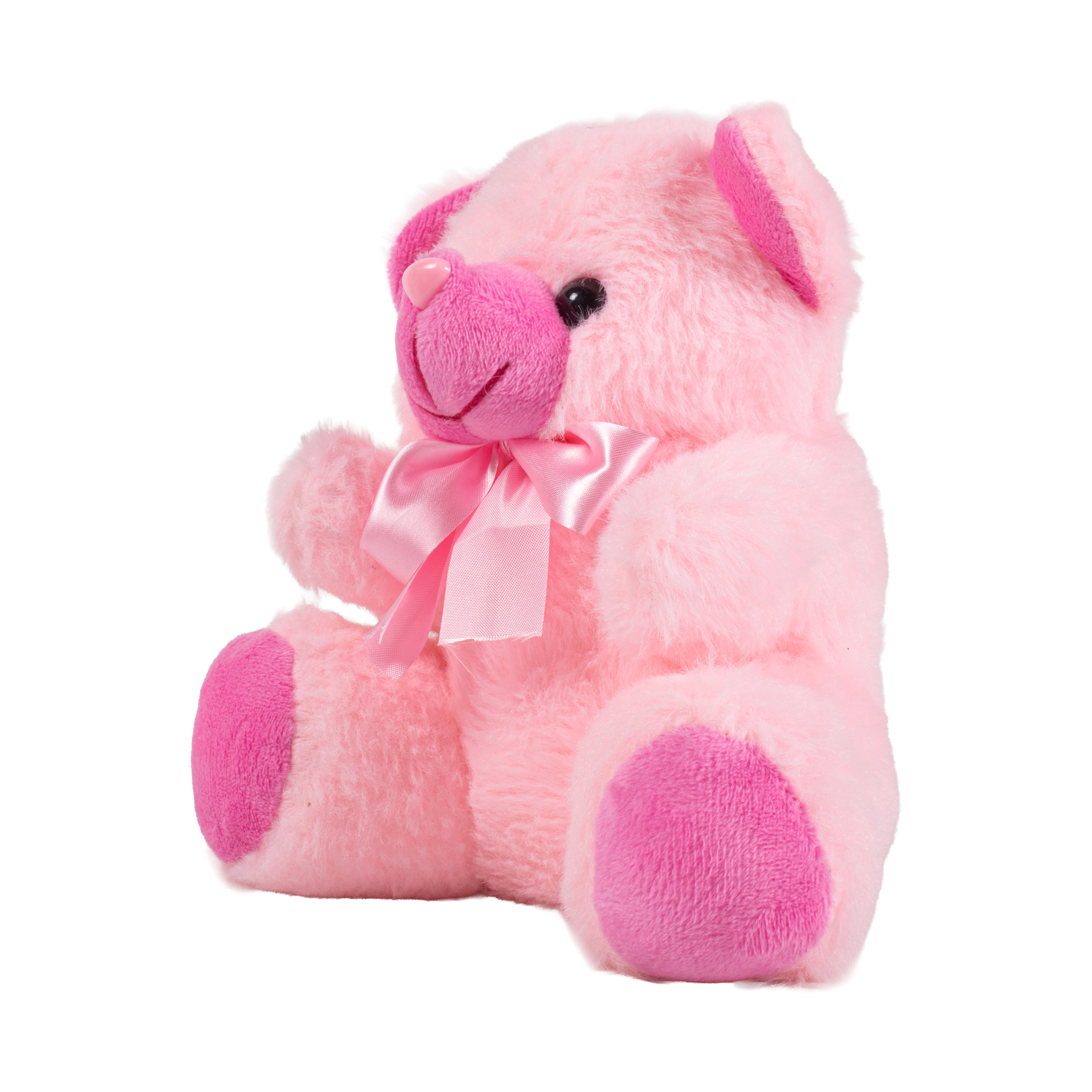 Soft Toy Teddy Bear Pink 7inch 1 pc