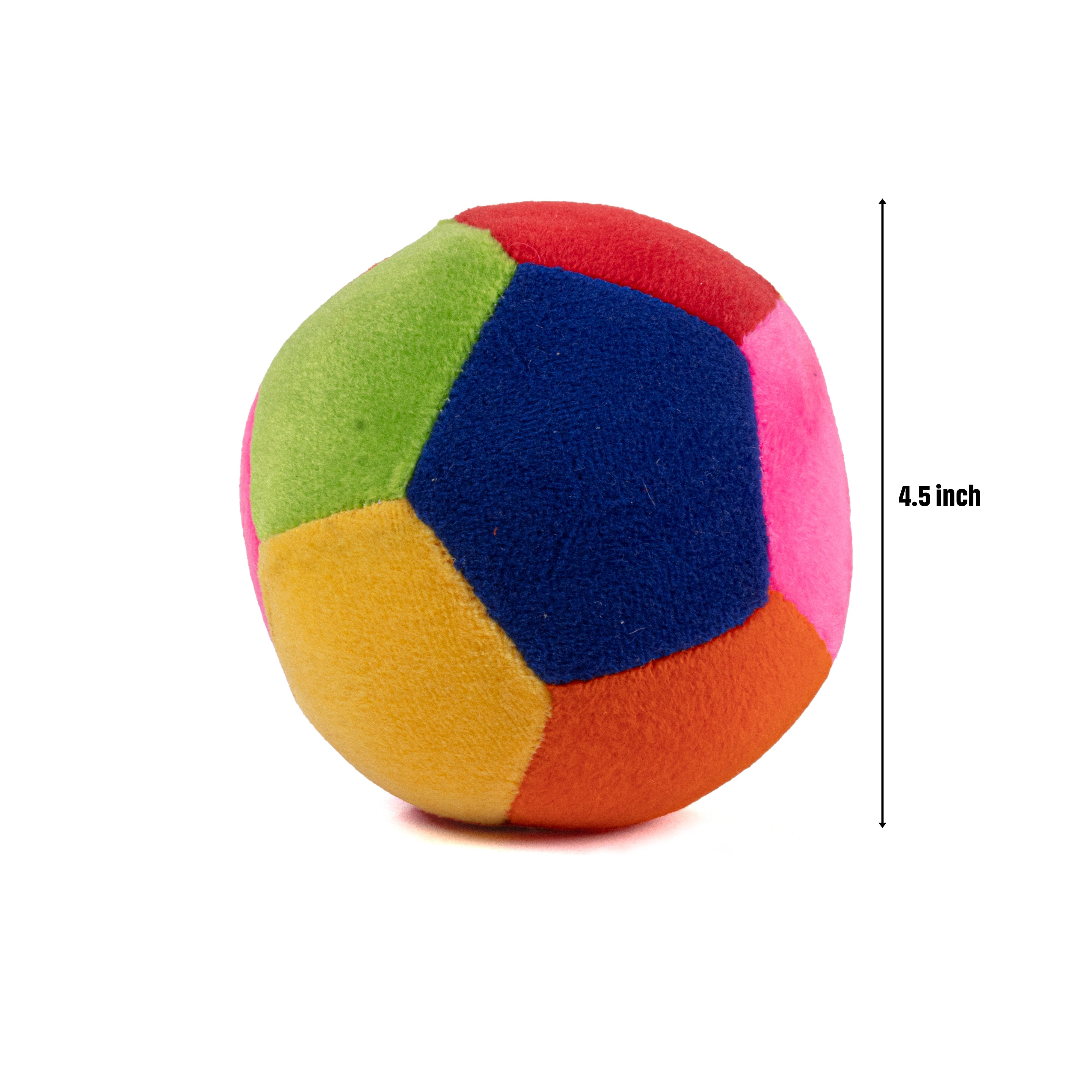 Soft Football With Rattle Sound 4.5inch Dia 1 pc