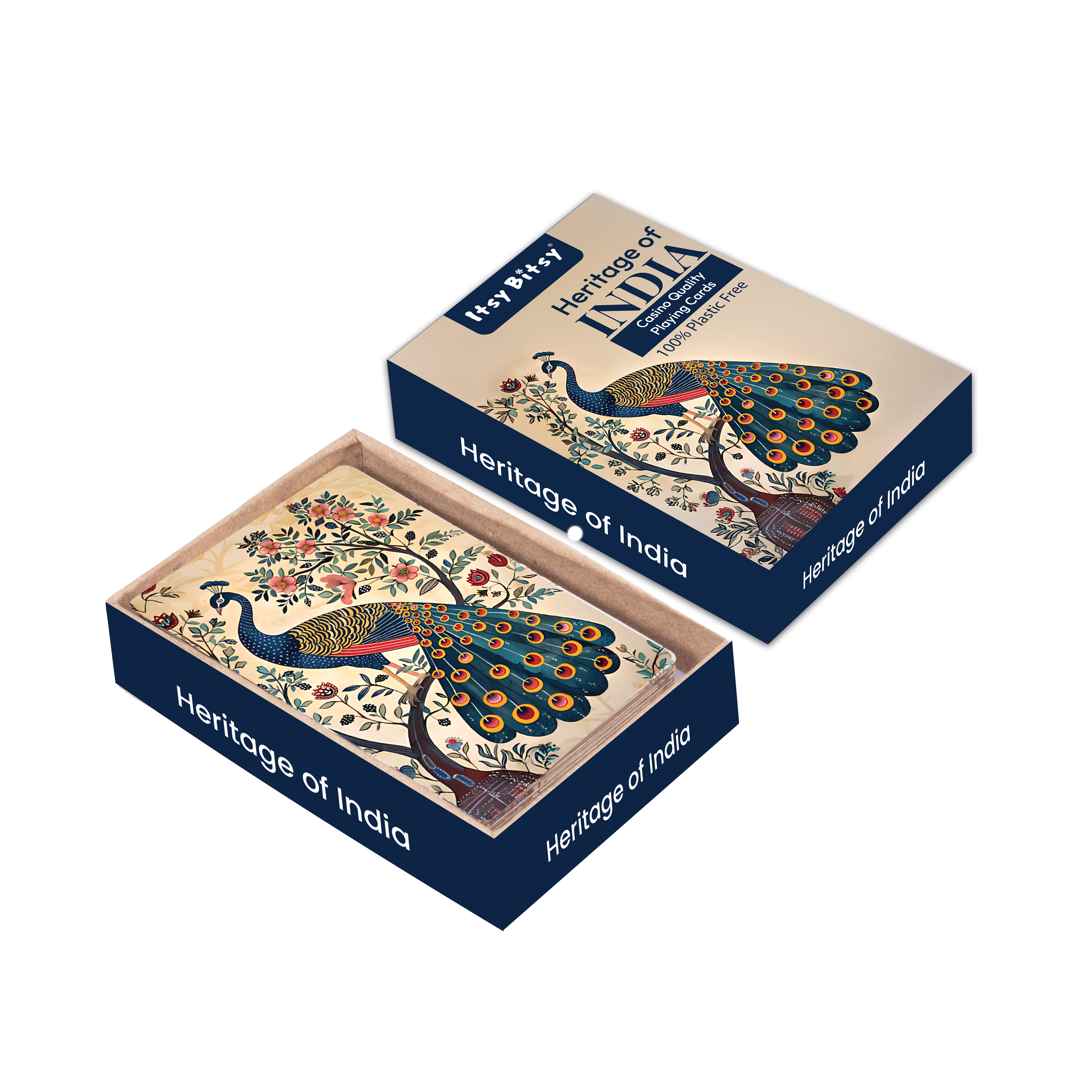 Heritage of India Playing Cards Pack of 3 Timeless Artistry Box