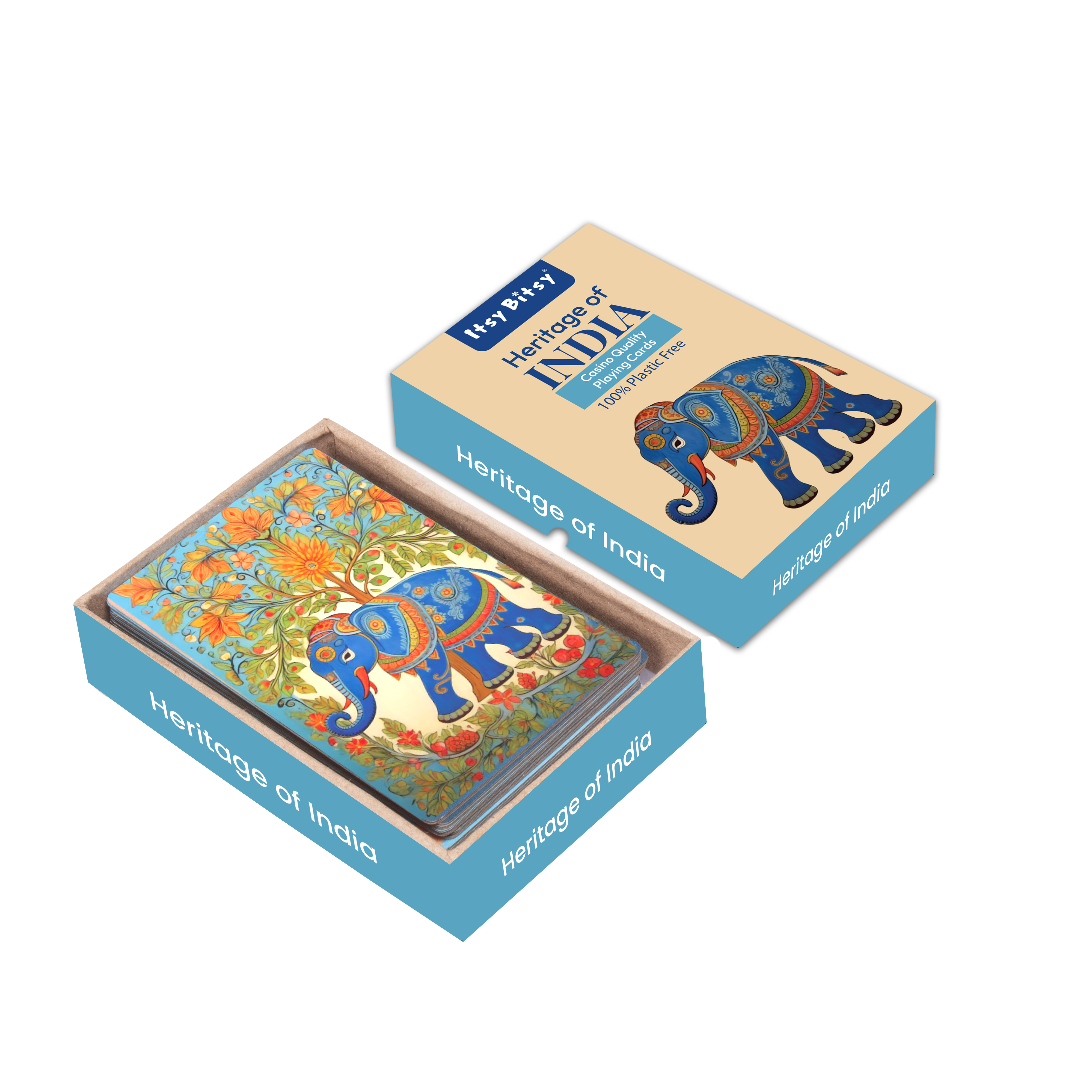 Heritage of India Playing Cards Pack of 3 Timeless Artistry Box