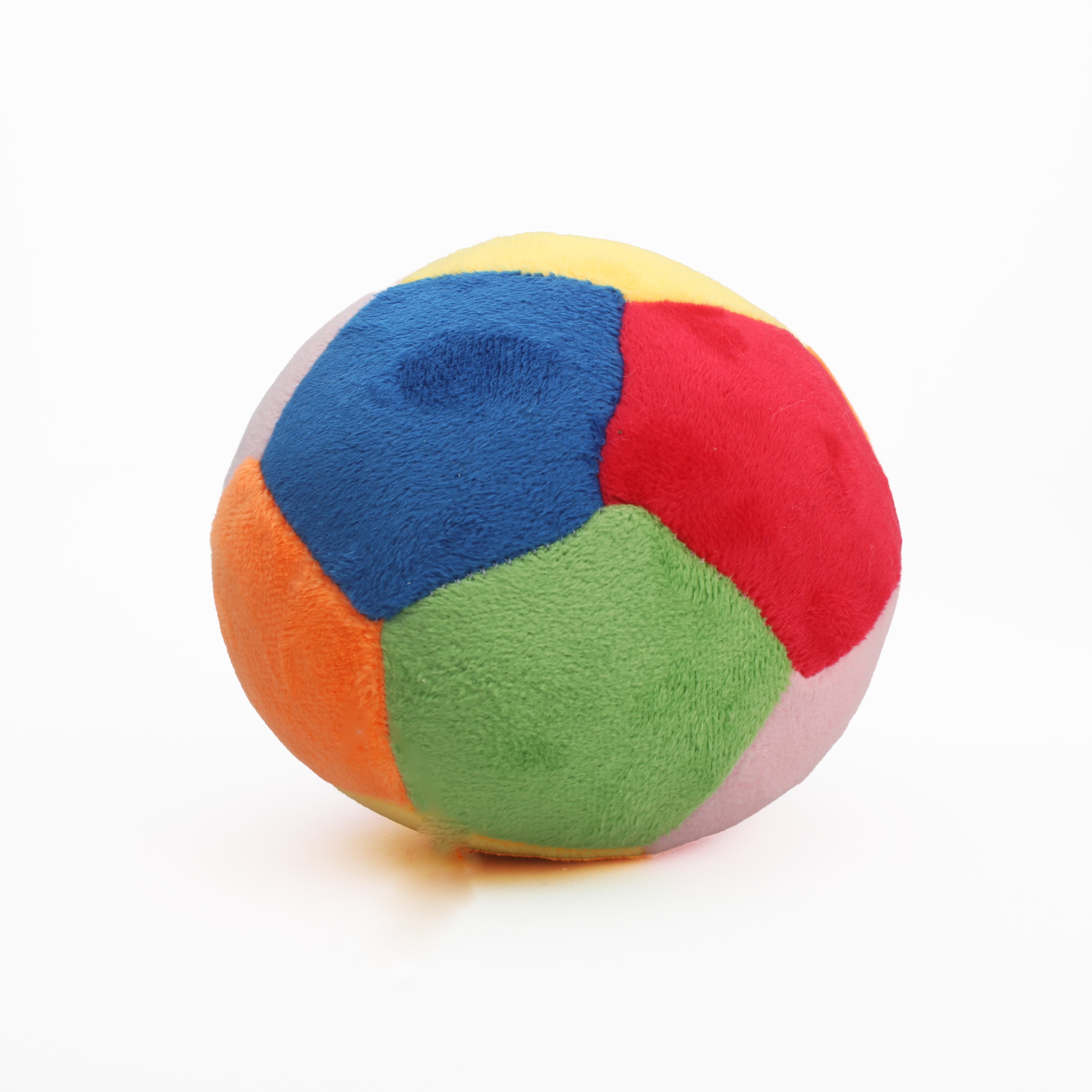 Soft Toy Rattle Ball Multicoloured 5inch 1pc