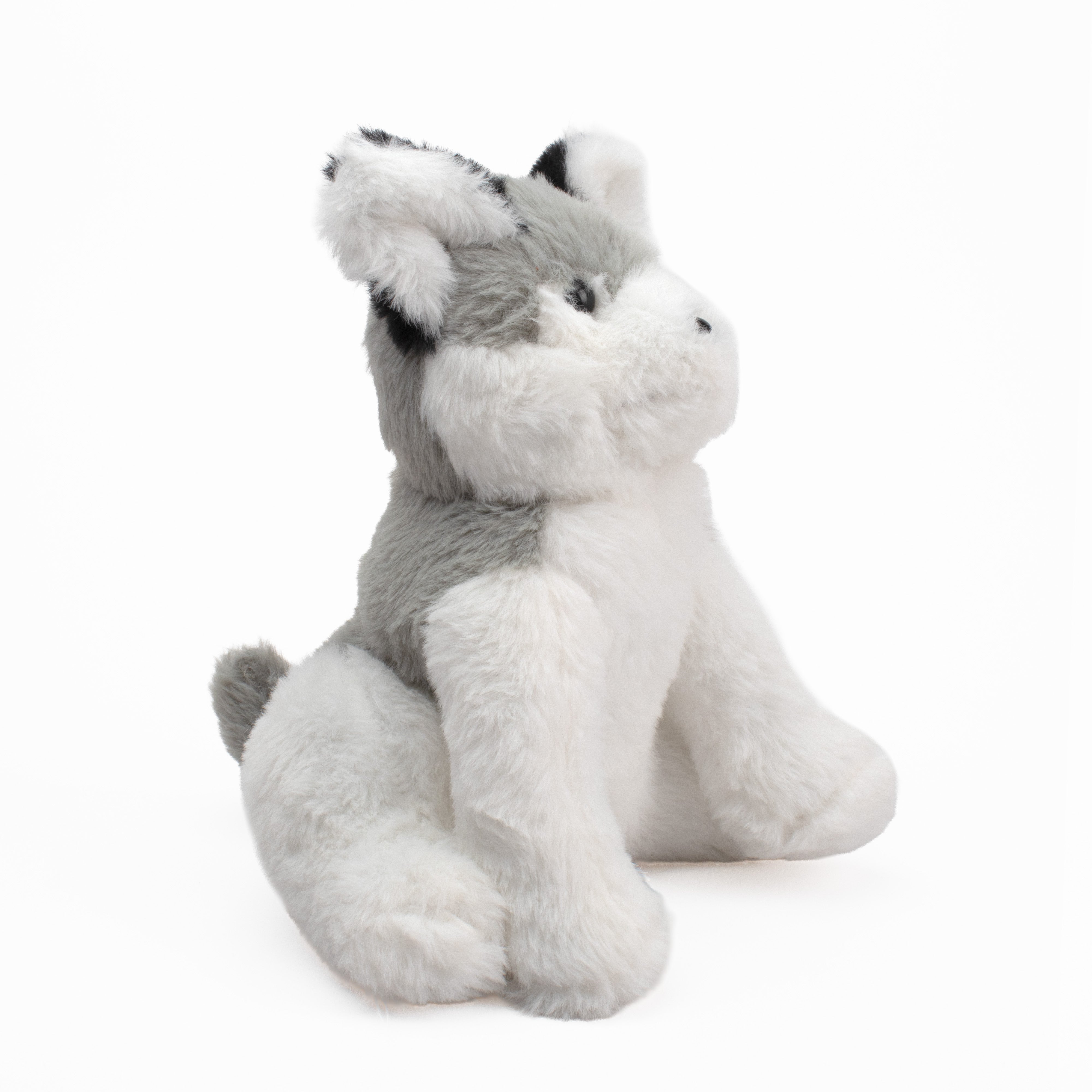 Soft Toy Husky Grey and white 12inch 1pc