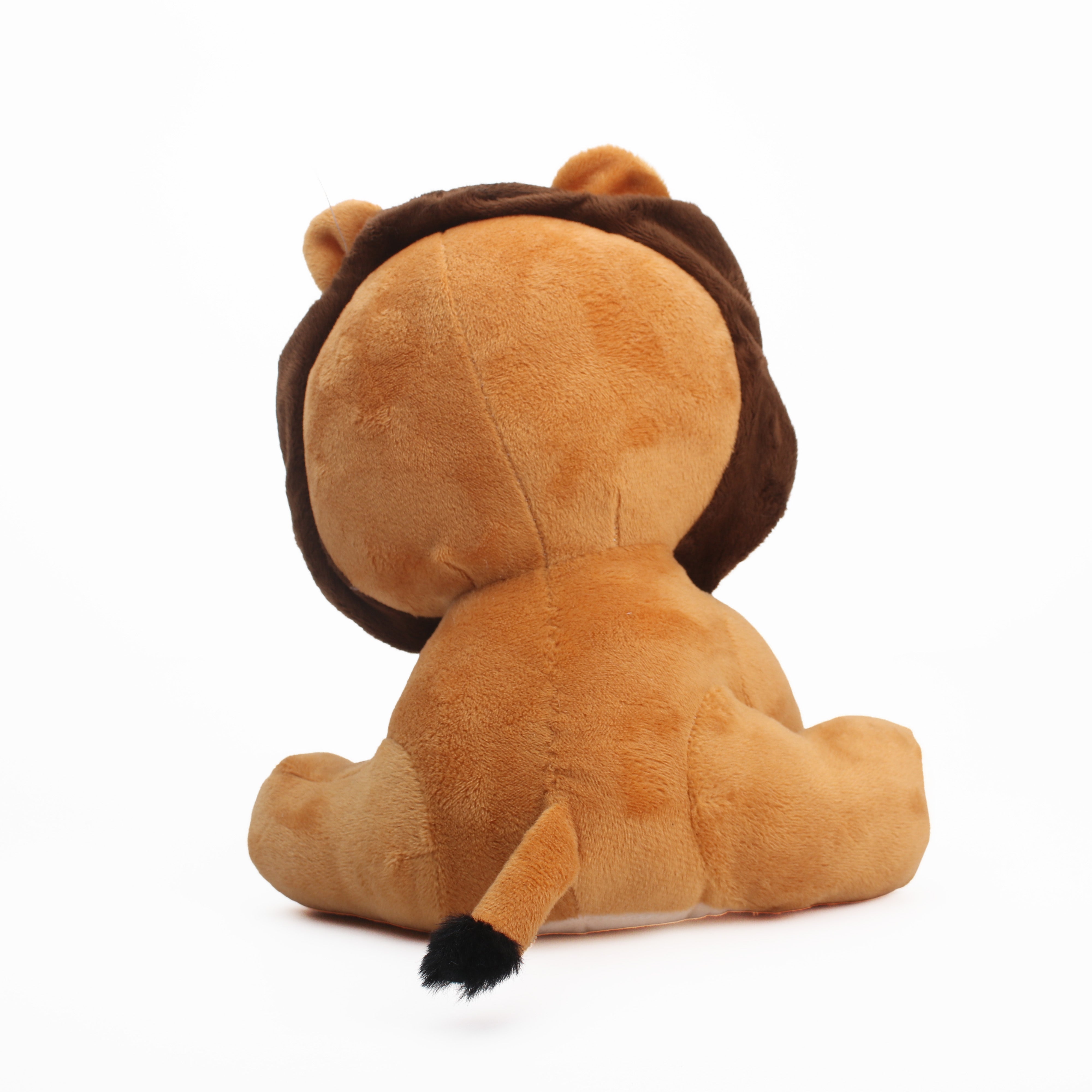 Soft Toy Lion Brown and fawn 10inch 1pc
