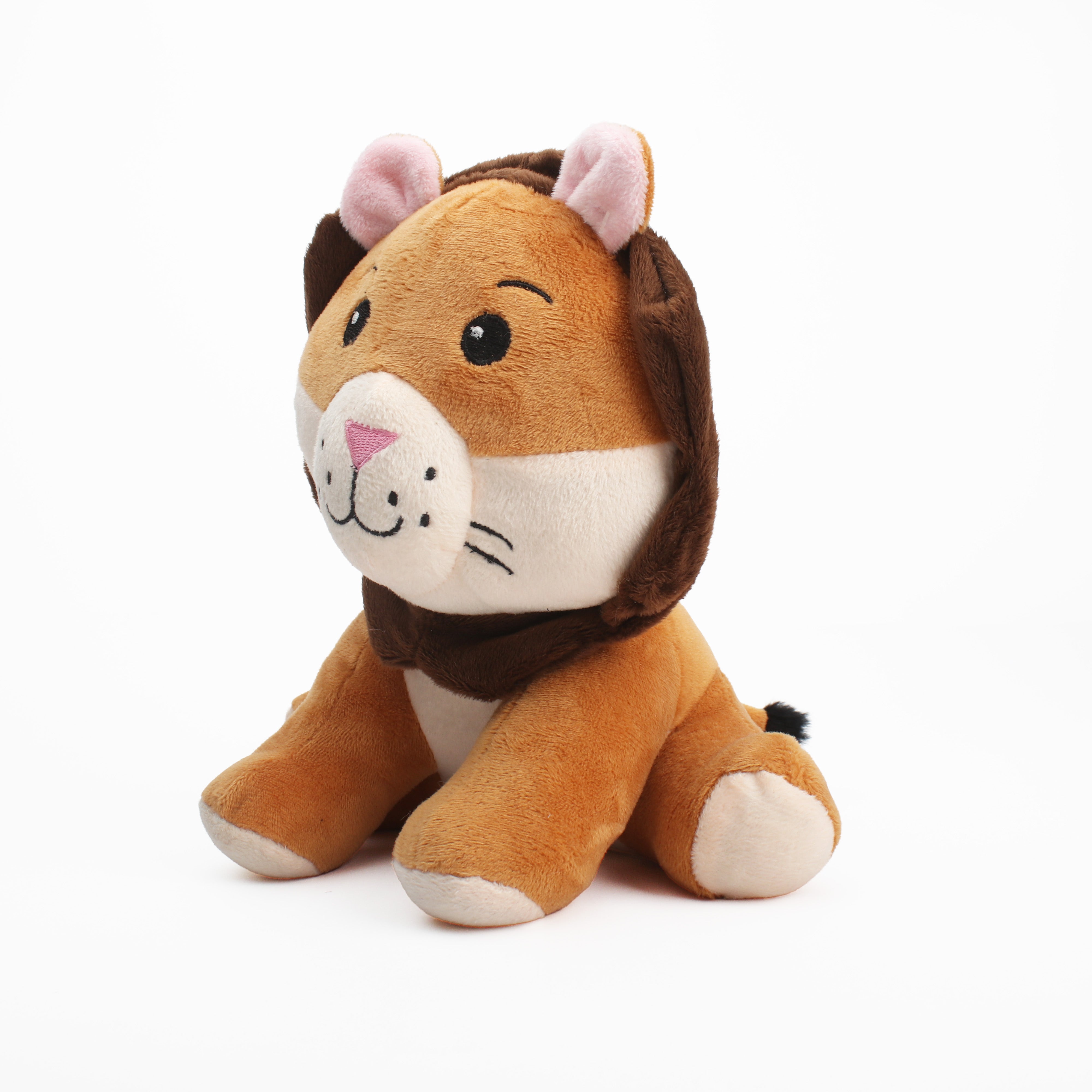 Soft Toy Lion Brown and fawn 10inch 1pc
