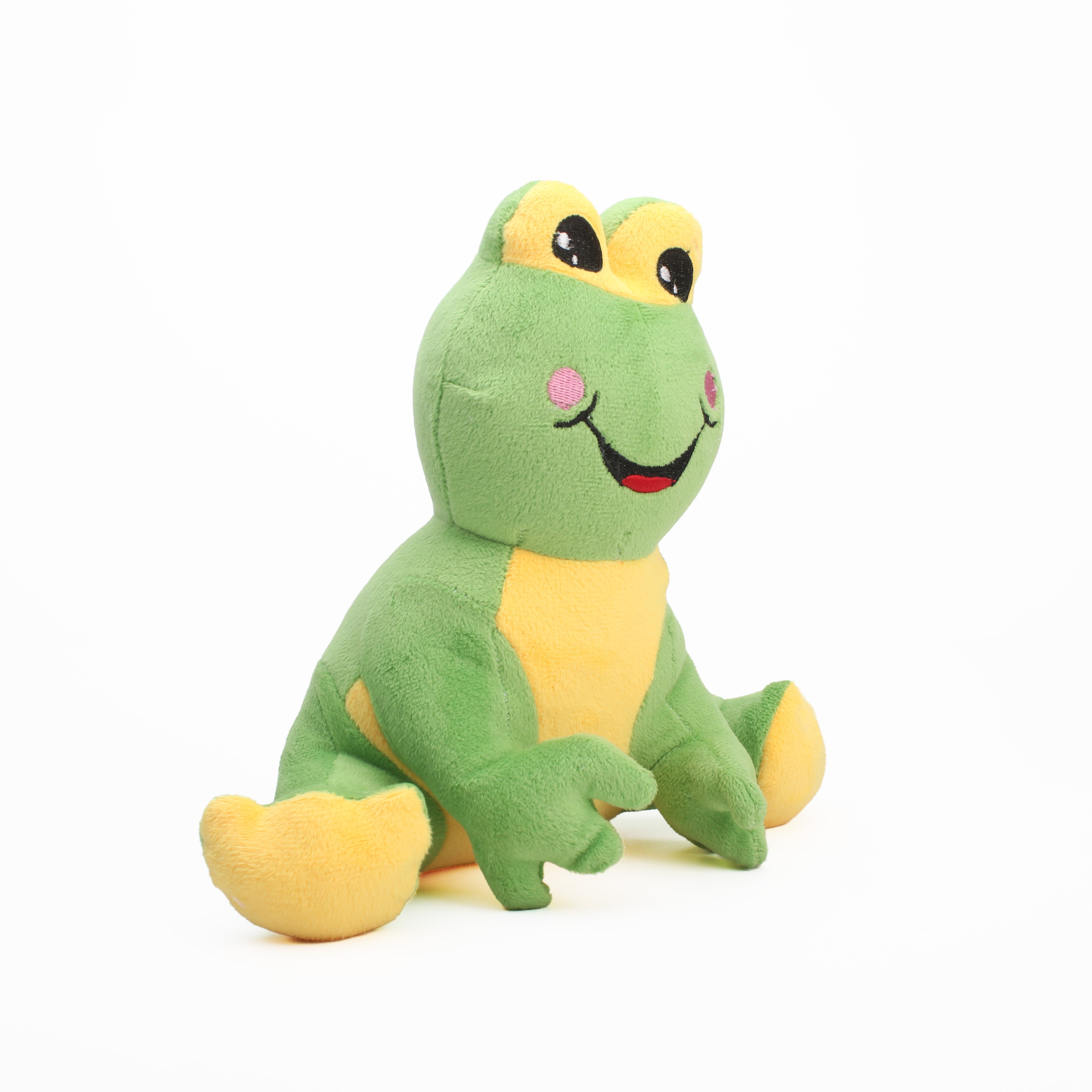 Soft Toy Frog Green and Yellow 10inch 1pc