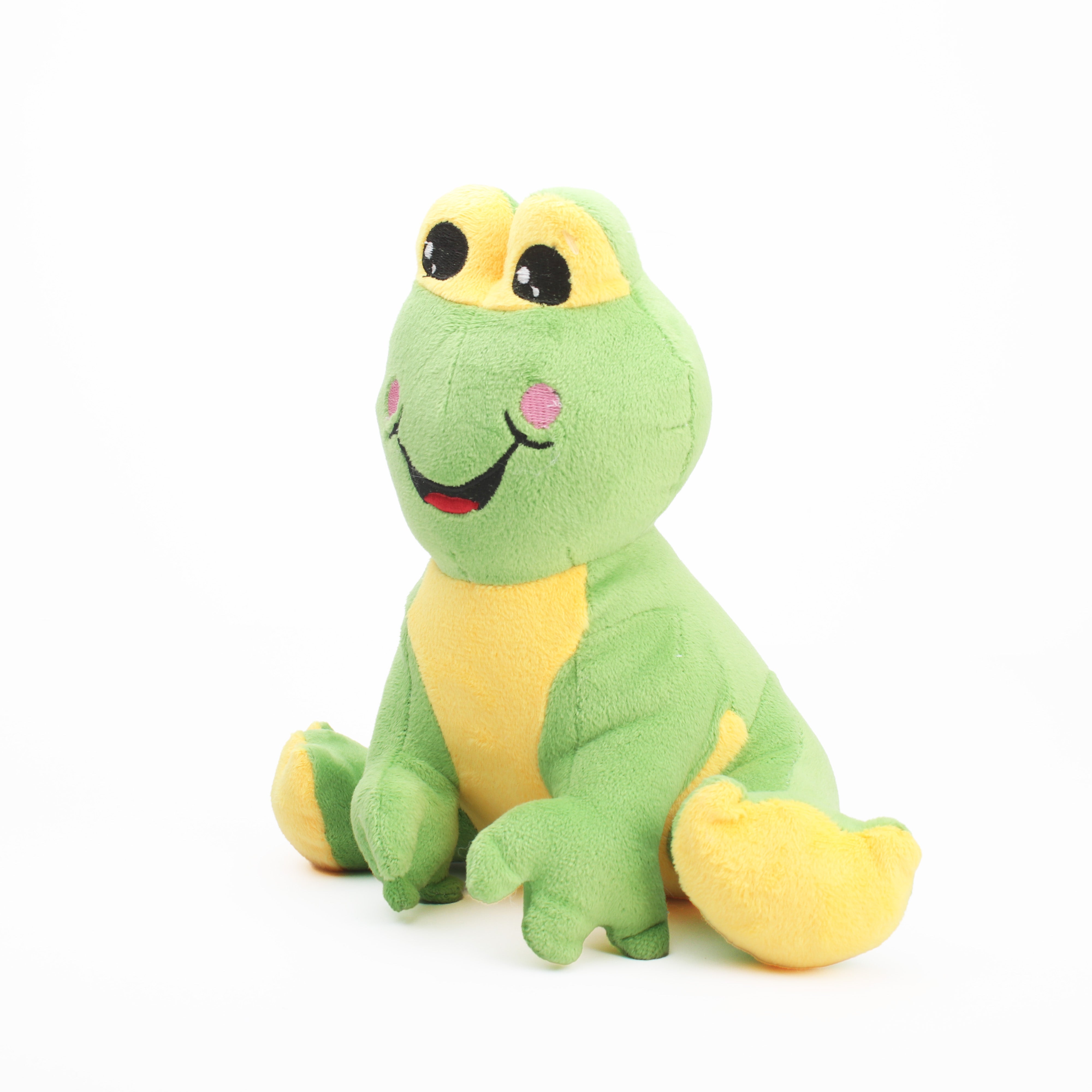 Soft Toy Frog Green and Yellow 10inch 1pc