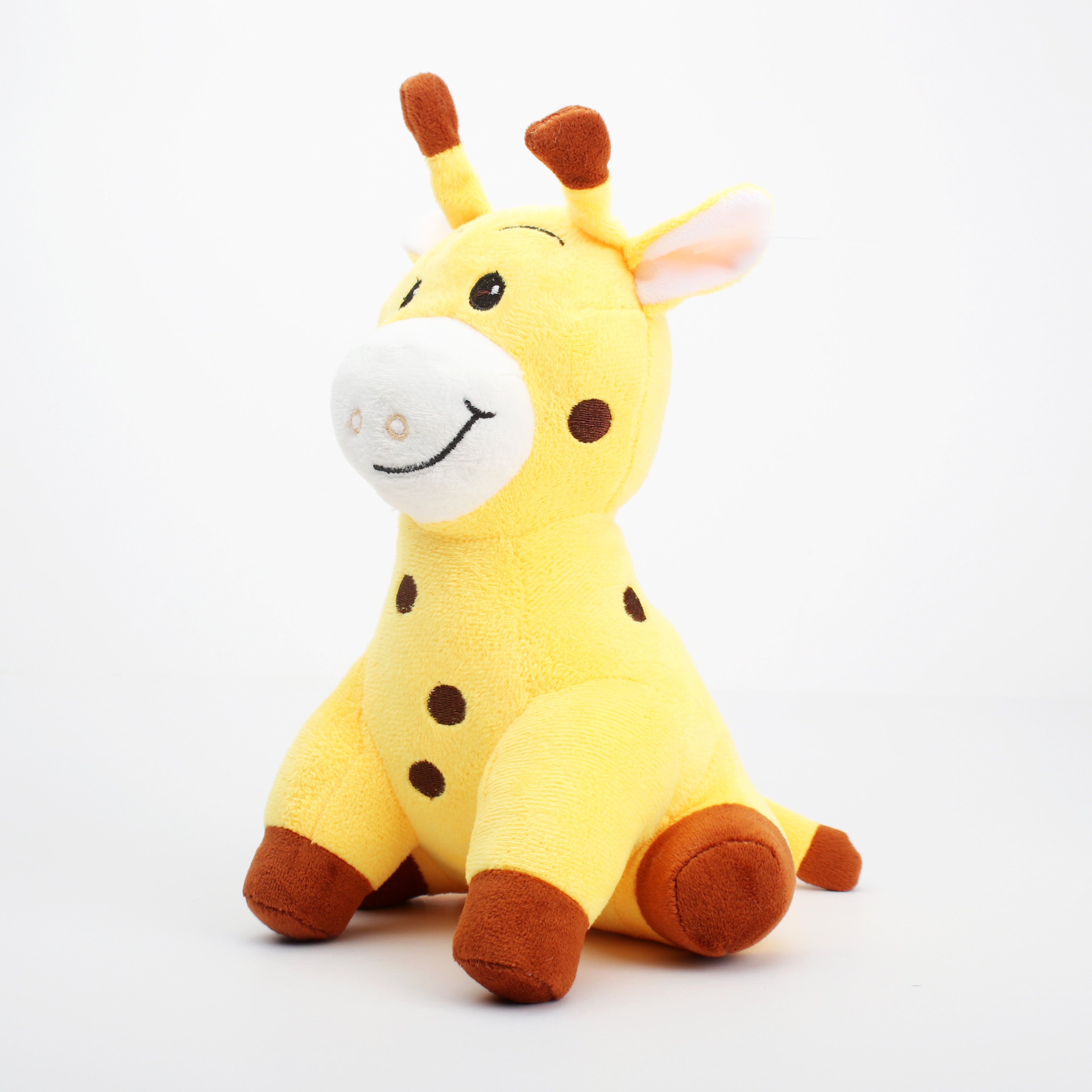 Soft Toy Giraffe Yellow and white 10inch 1pc