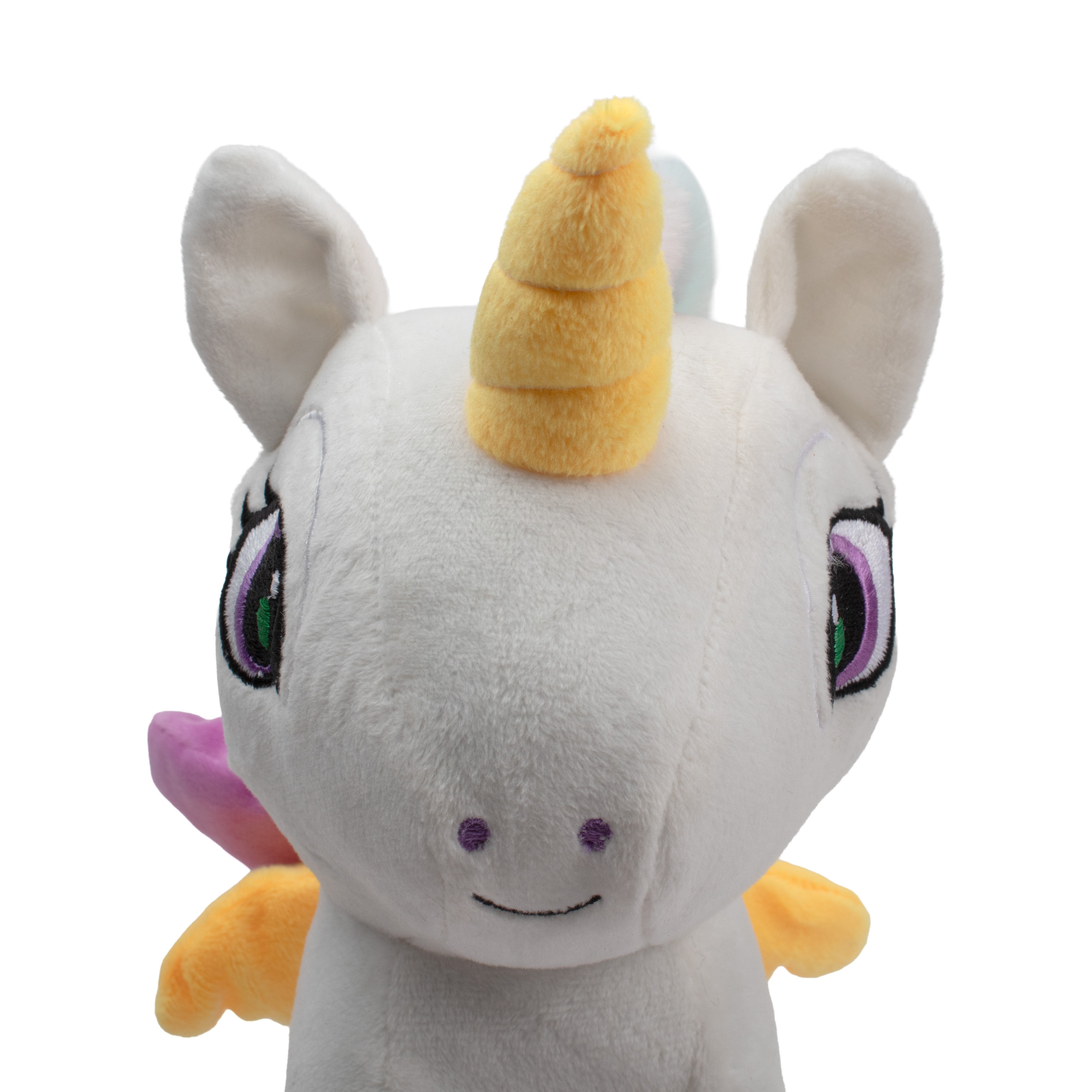 Soft Toy Unicorn White and Purple 10inch 1pc