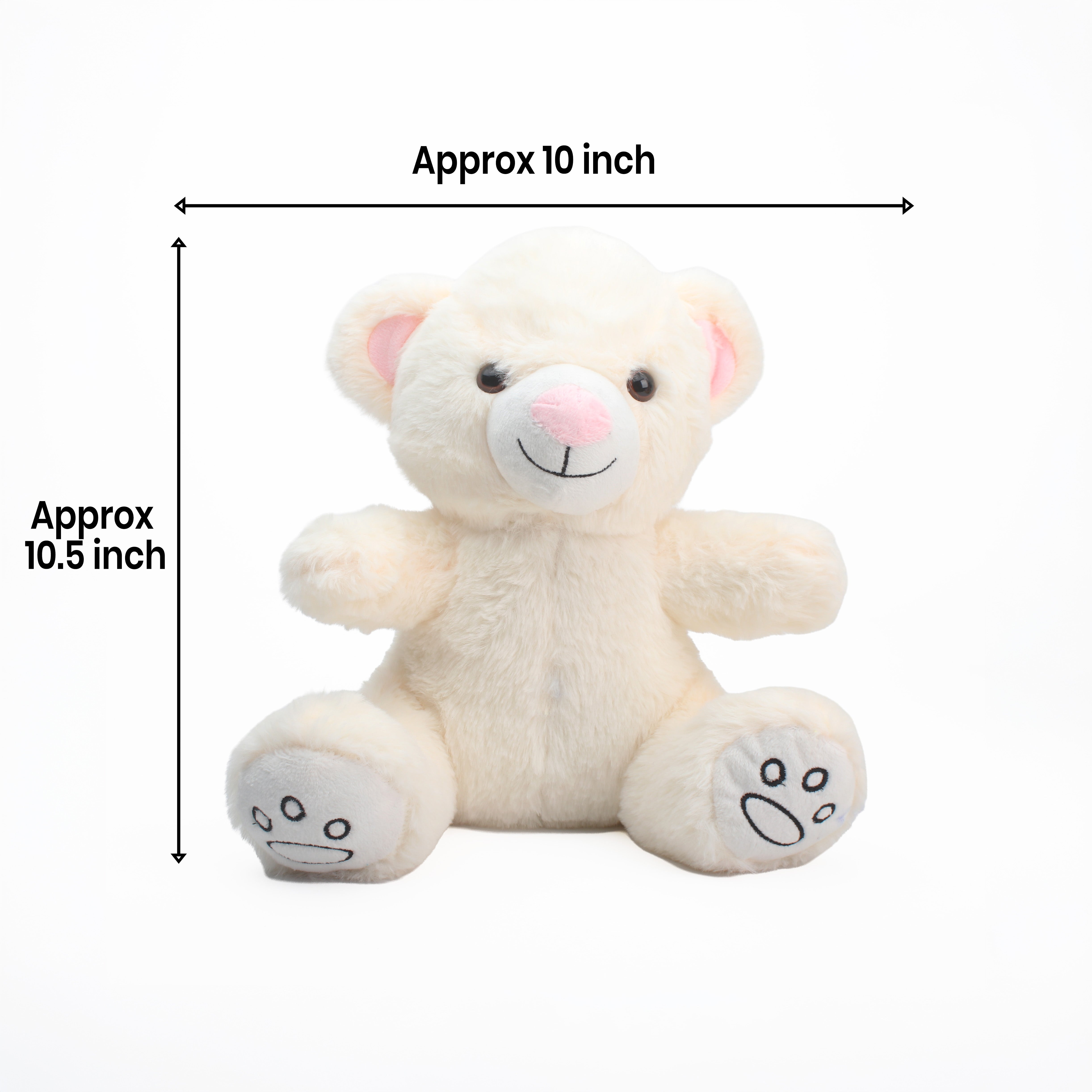 Soft Toy Teddy Bear Cream 12inch 1pc