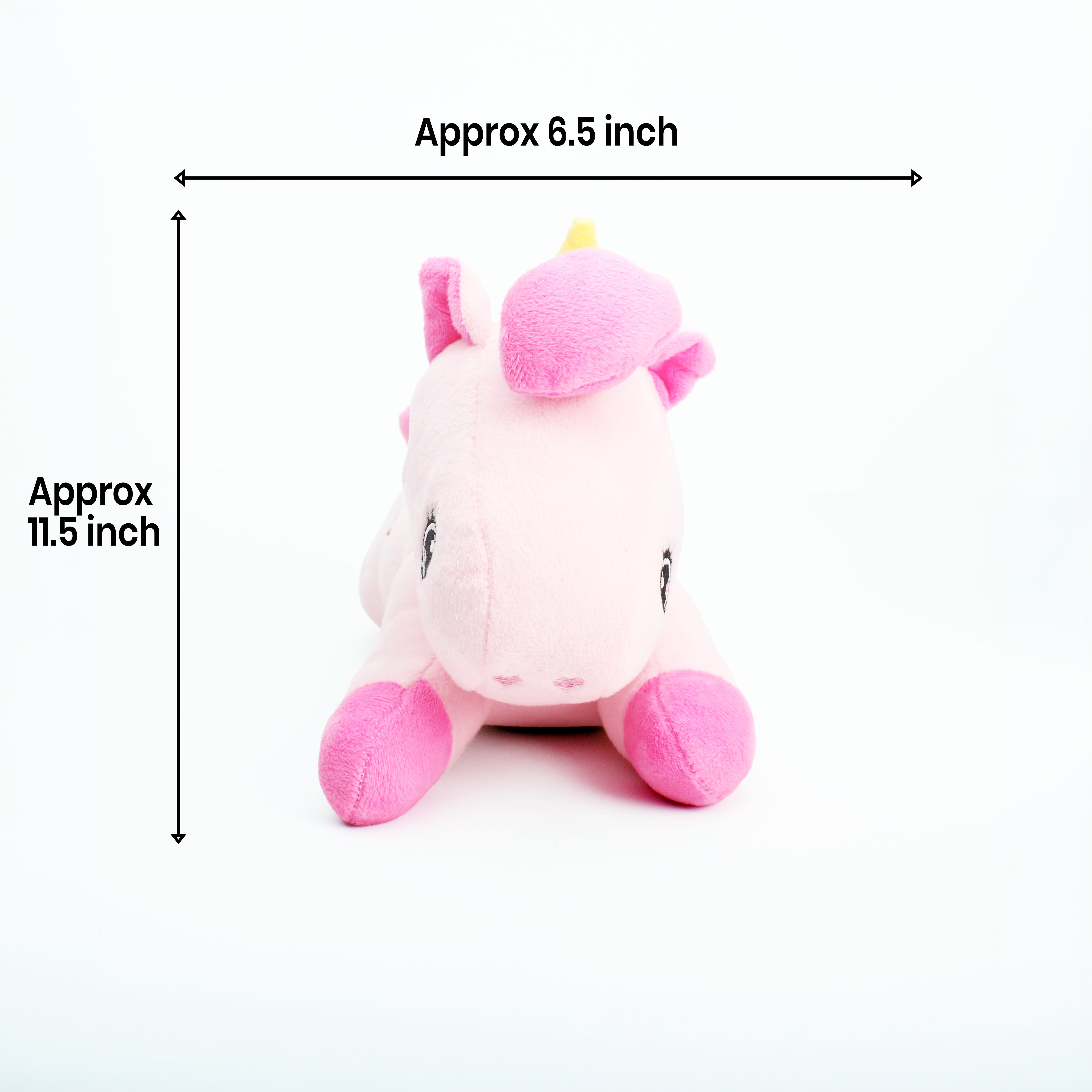 Soft Toy Unicorn Pink 10inch 1pc