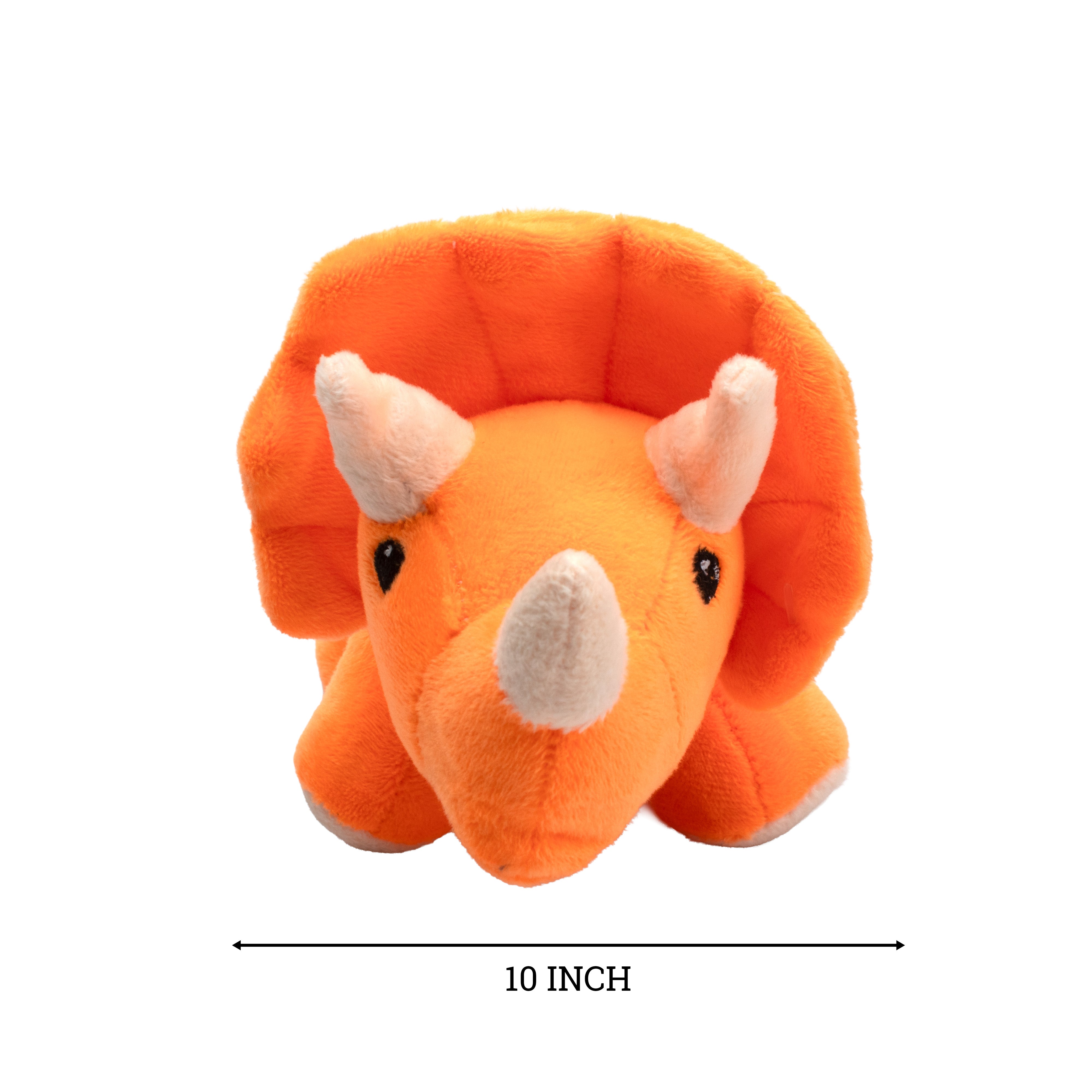 Soft Toy Dino Orange 10inch 1pc