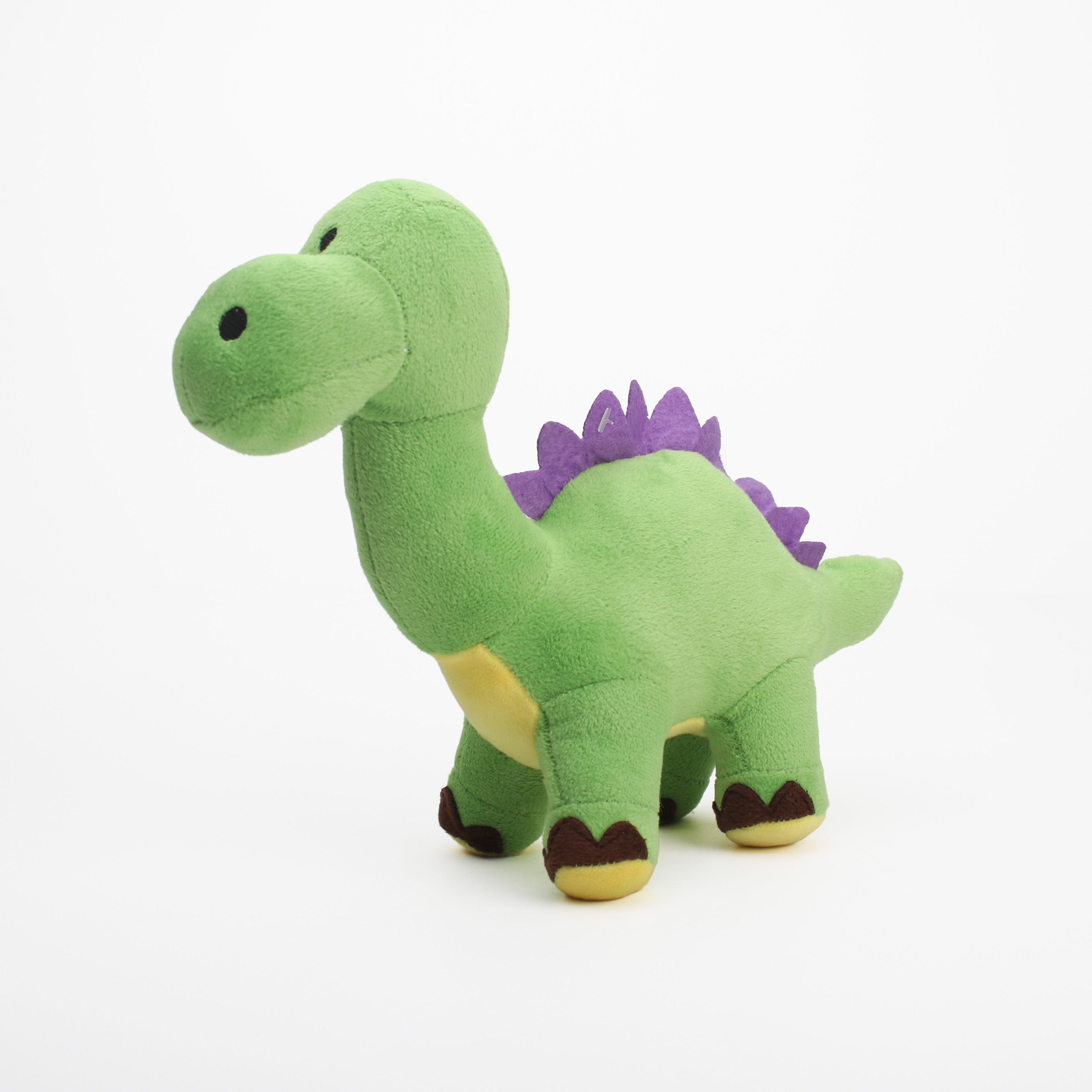 Soft Toy Dino Green and yellow 8inch 1pc