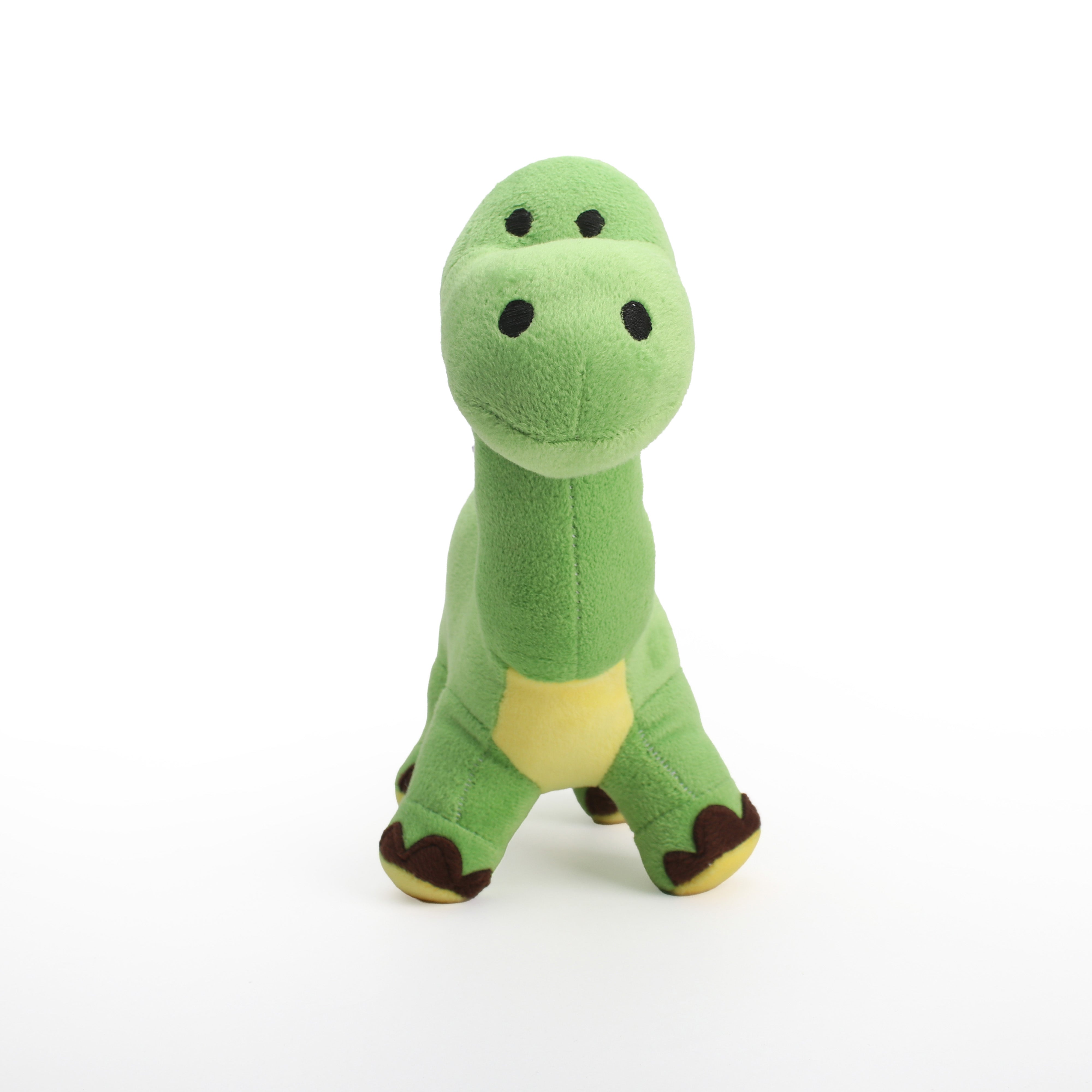 Soft Toy Dino Green and yellow 8inch 1pc