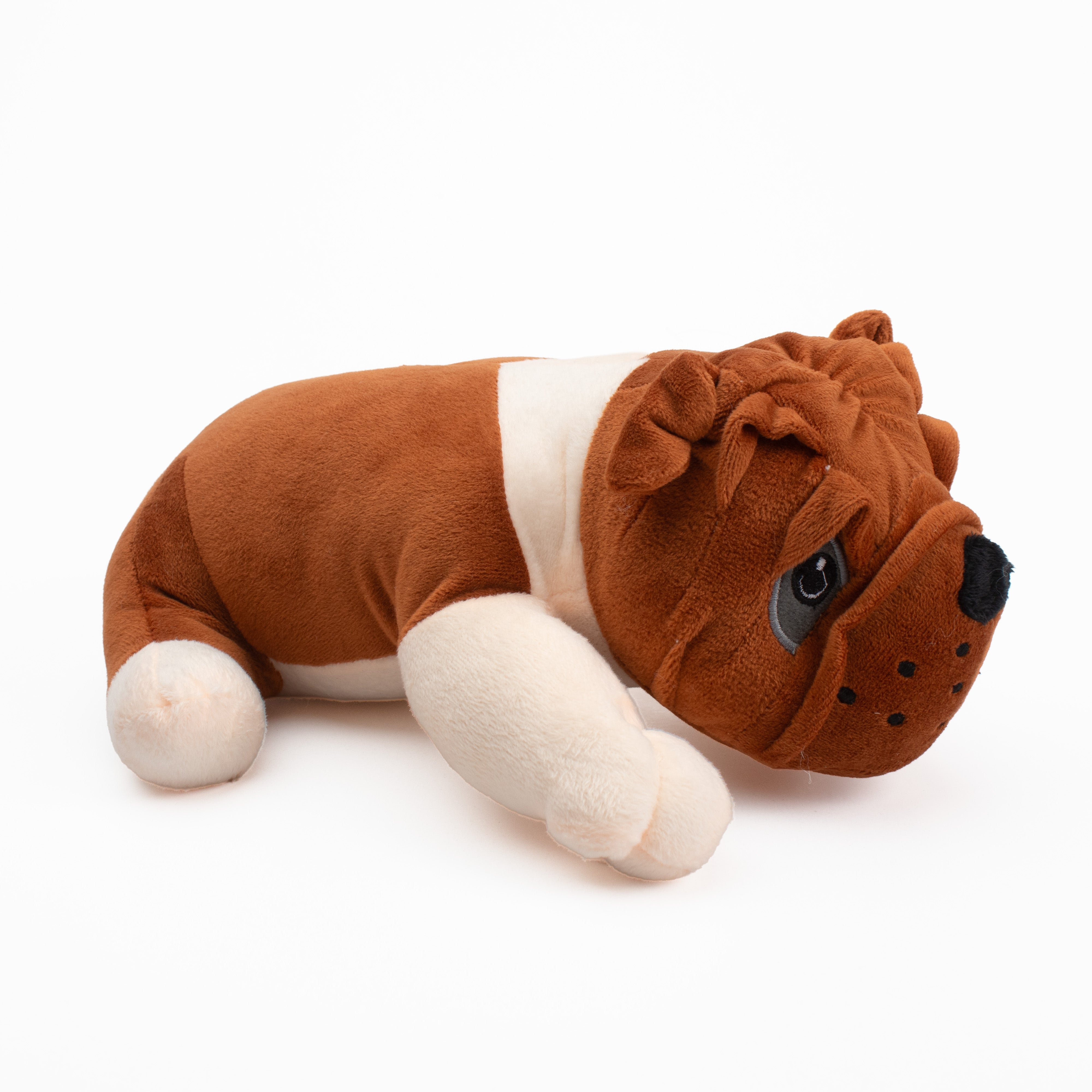 Soft Toy Bulldog Brown L25 X H14 1pc