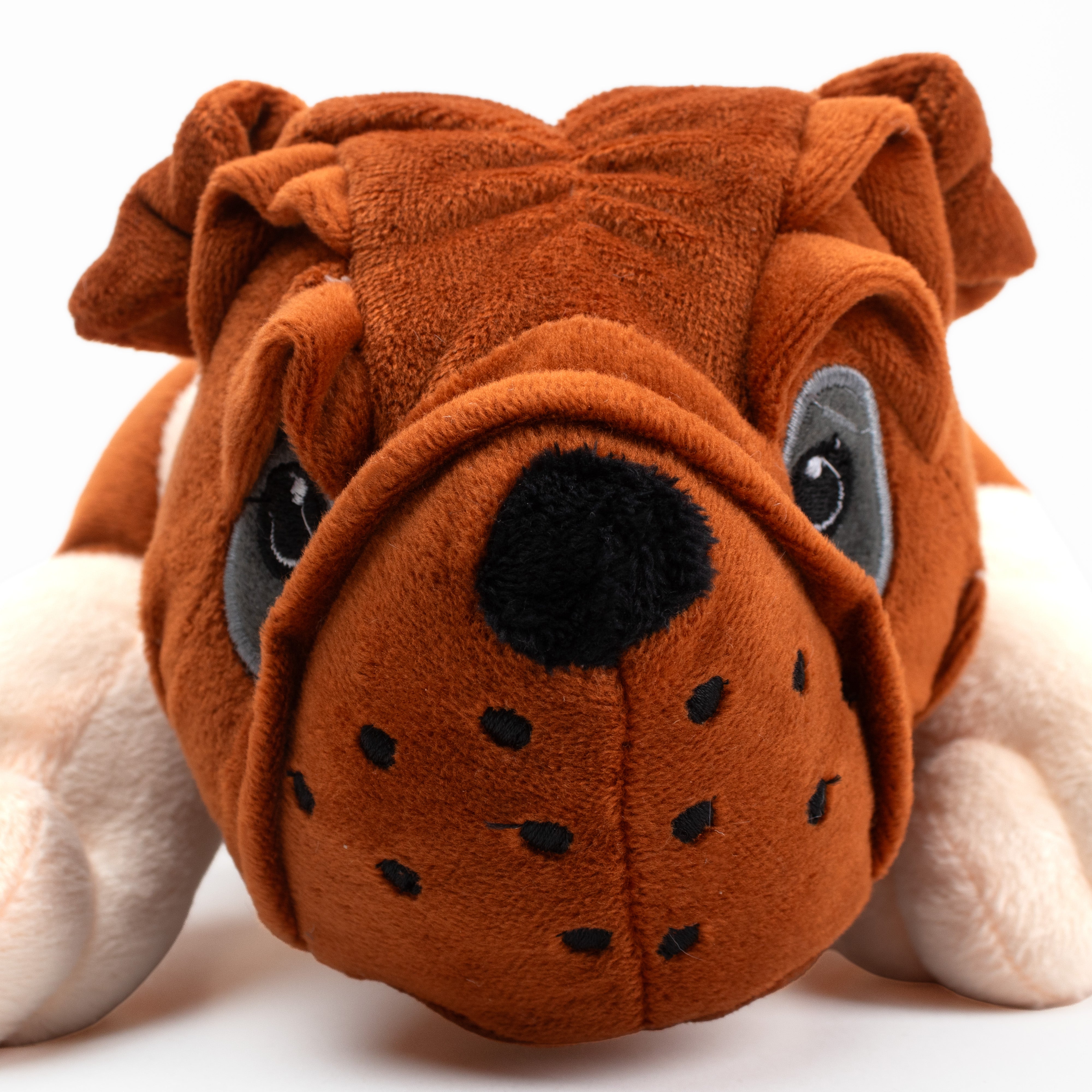 Soft Toy Bulldog Brown L25 X H14 1pc