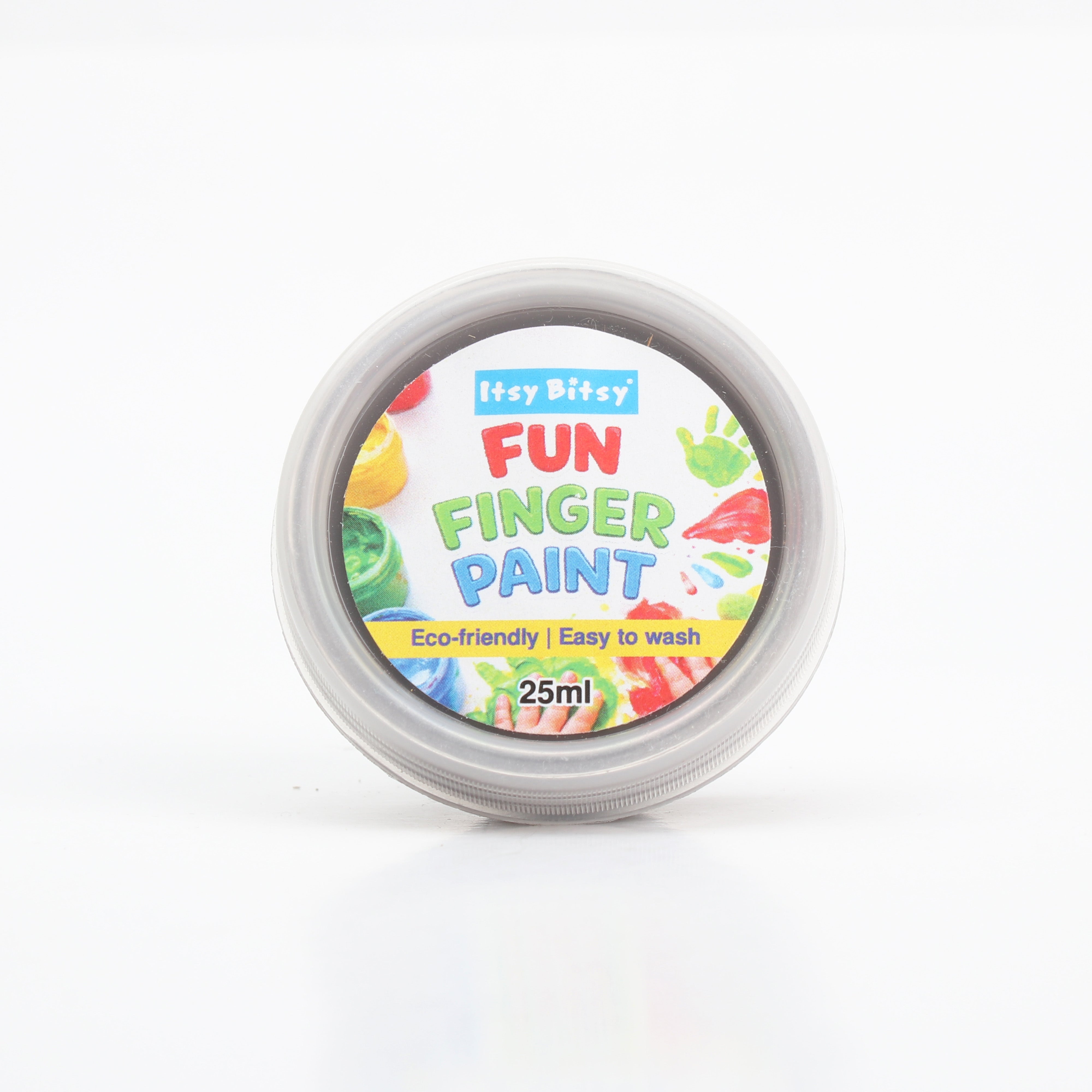 Fun Finger Paint Red 25ml Wide mouth container