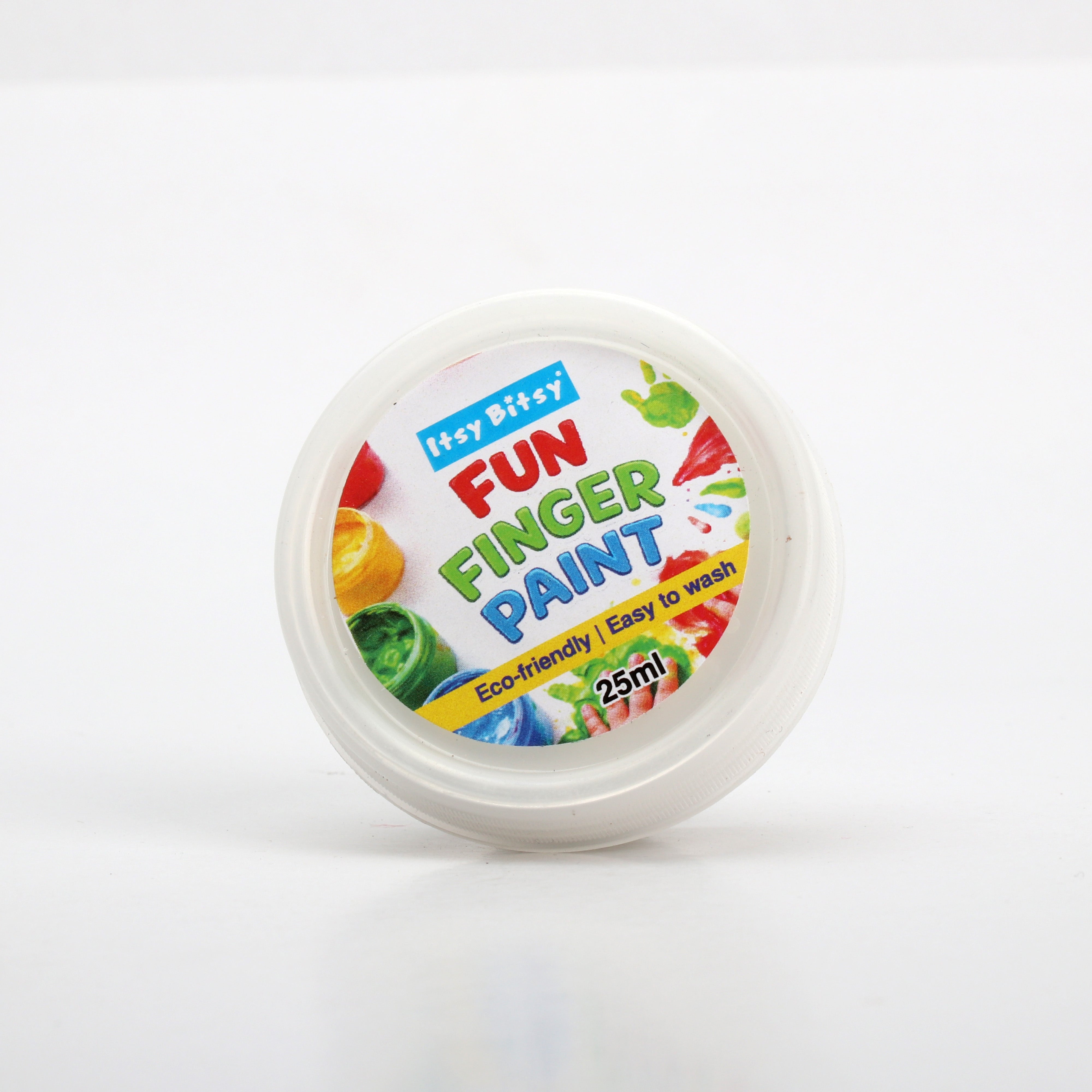 Fun Finger Paint White 25ml Wide mouth container