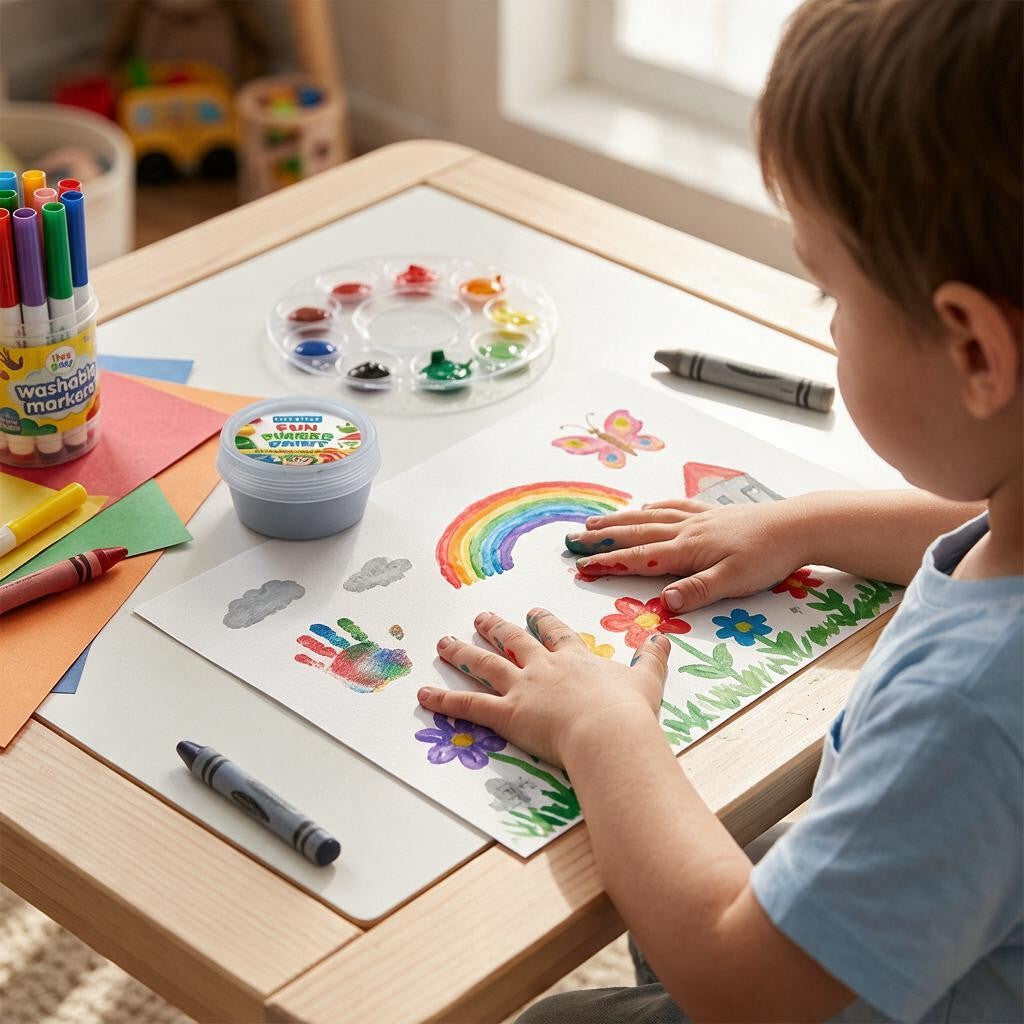 Fun Finger Paint Silver 25ml Wide Mouth Container