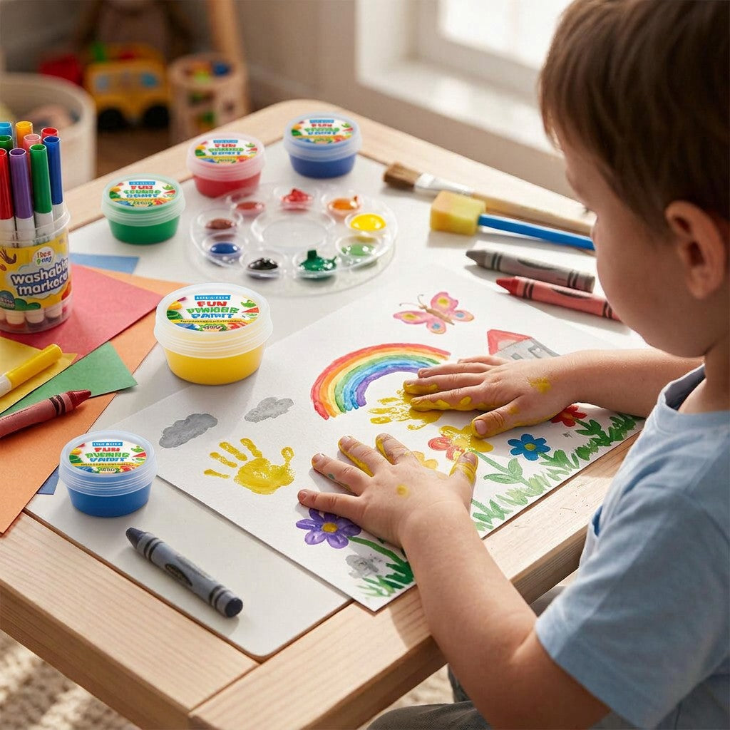 Fun Finger Paint Rich gold 25ml Wide Mouth Container