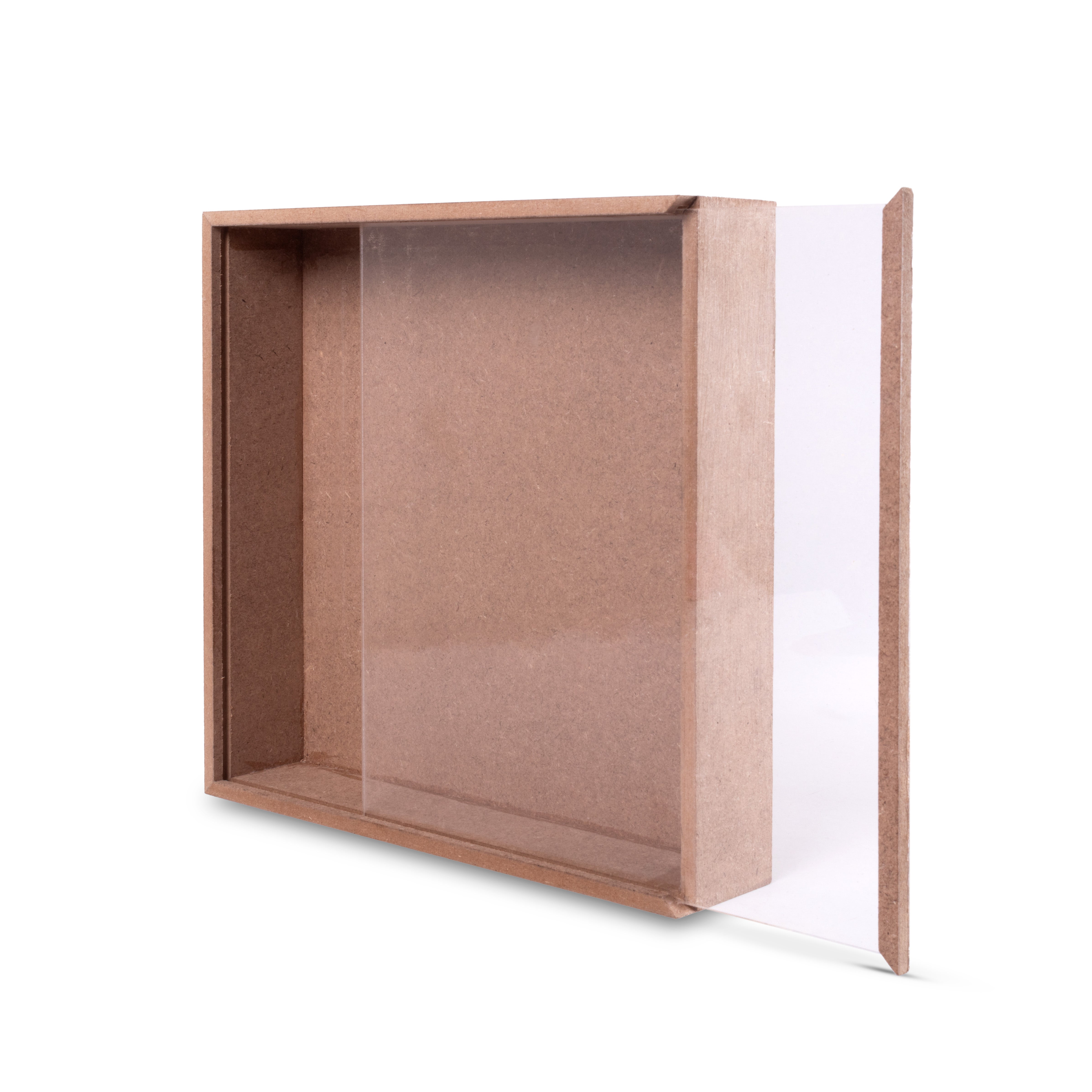 MDF Shadow Box 5.5mm Approx 12 x 12 x 1.75Inch 1Box