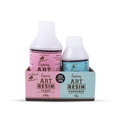 Epoxy Art Resin And Hardener Transparent 150g Bottle LB