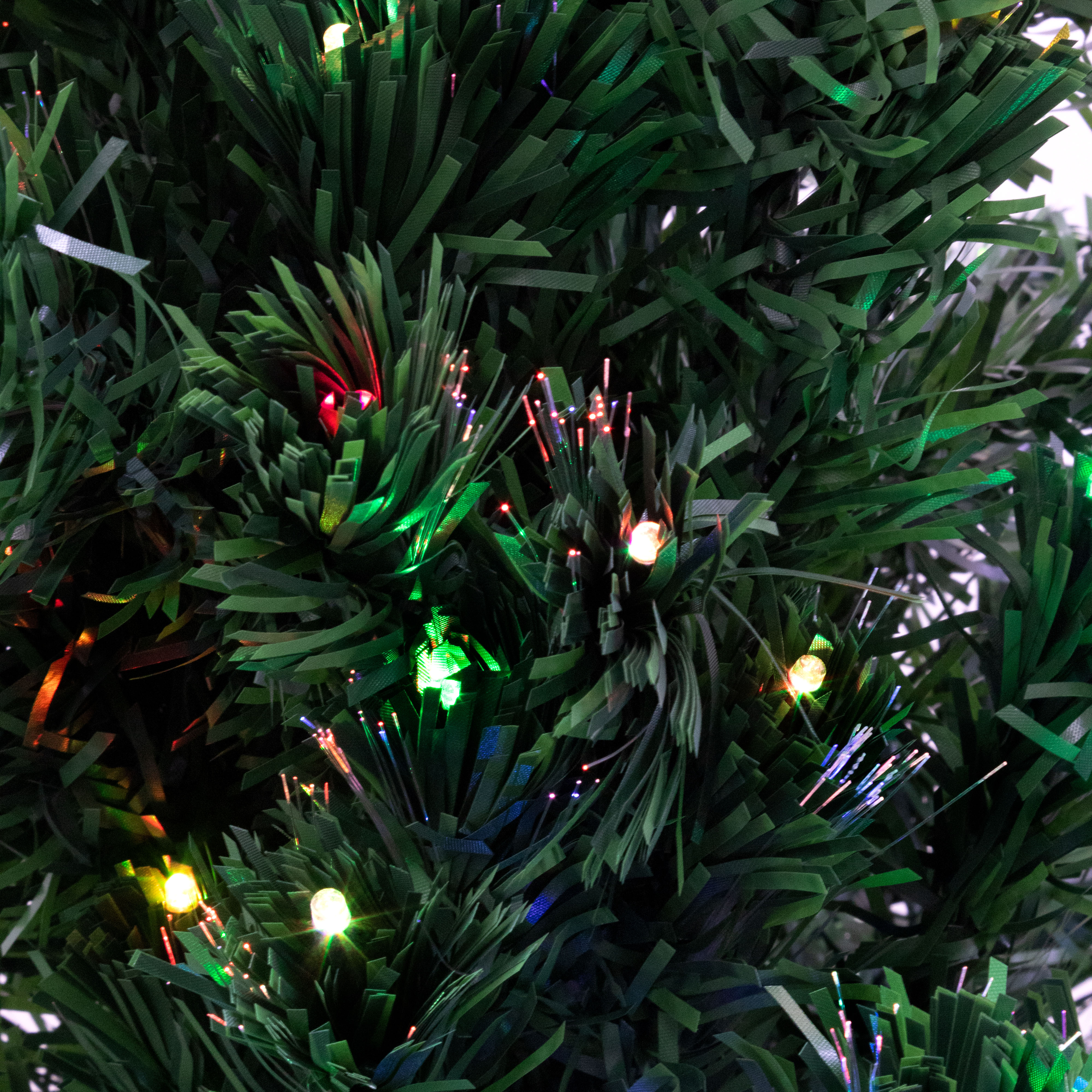 6 Feet - Christmas Fer Tree With Light & Star On Top 180Cm 1Pc + (Ornaments Combo)