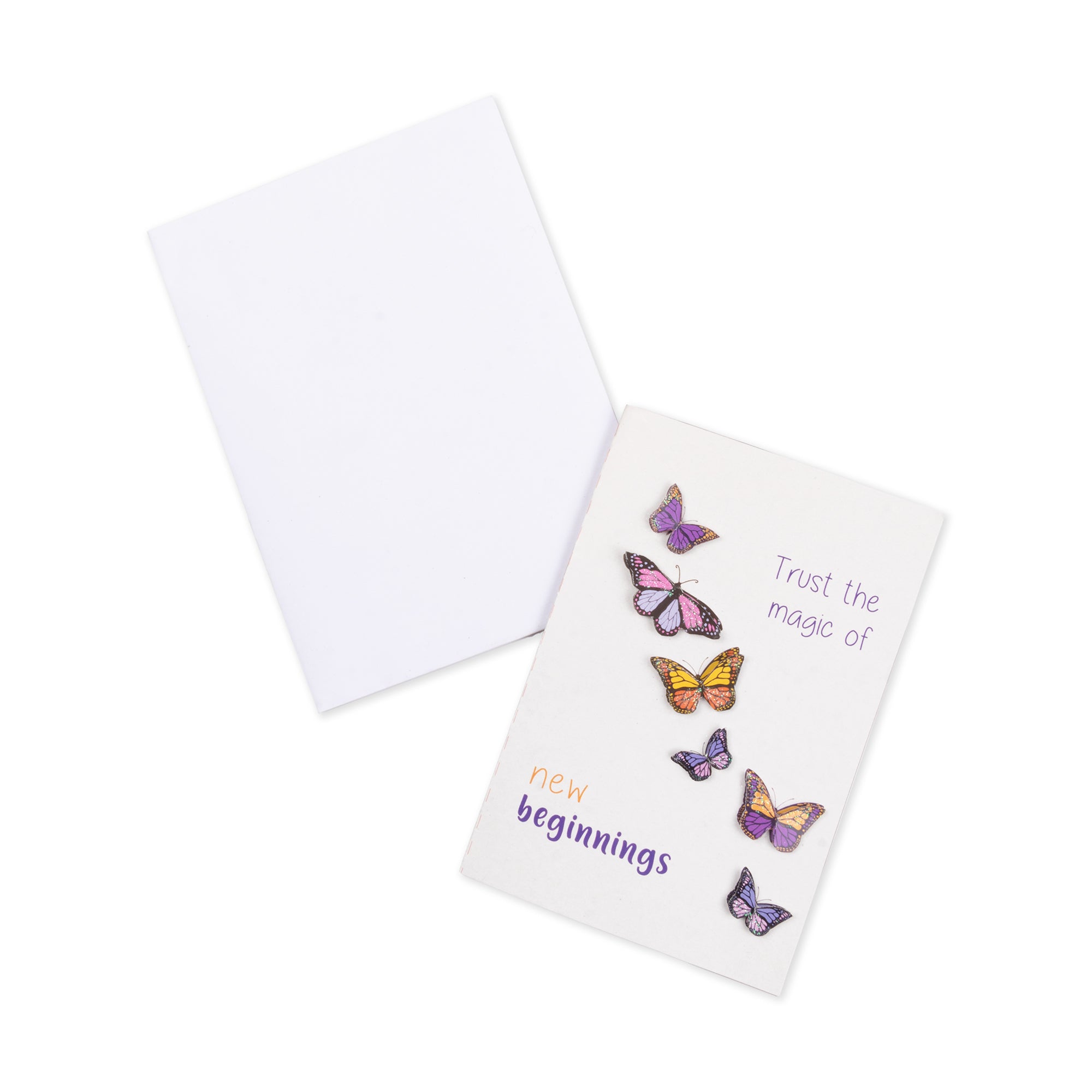 Greeting Card & Envelope Trust The Magic Of New Beginings 4 X 6Inch