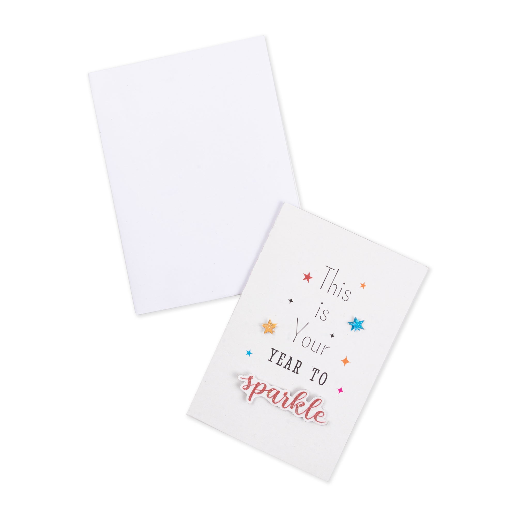 Greeting Card & Envelope This Is Your Year To Sparkle 4 X 6inch