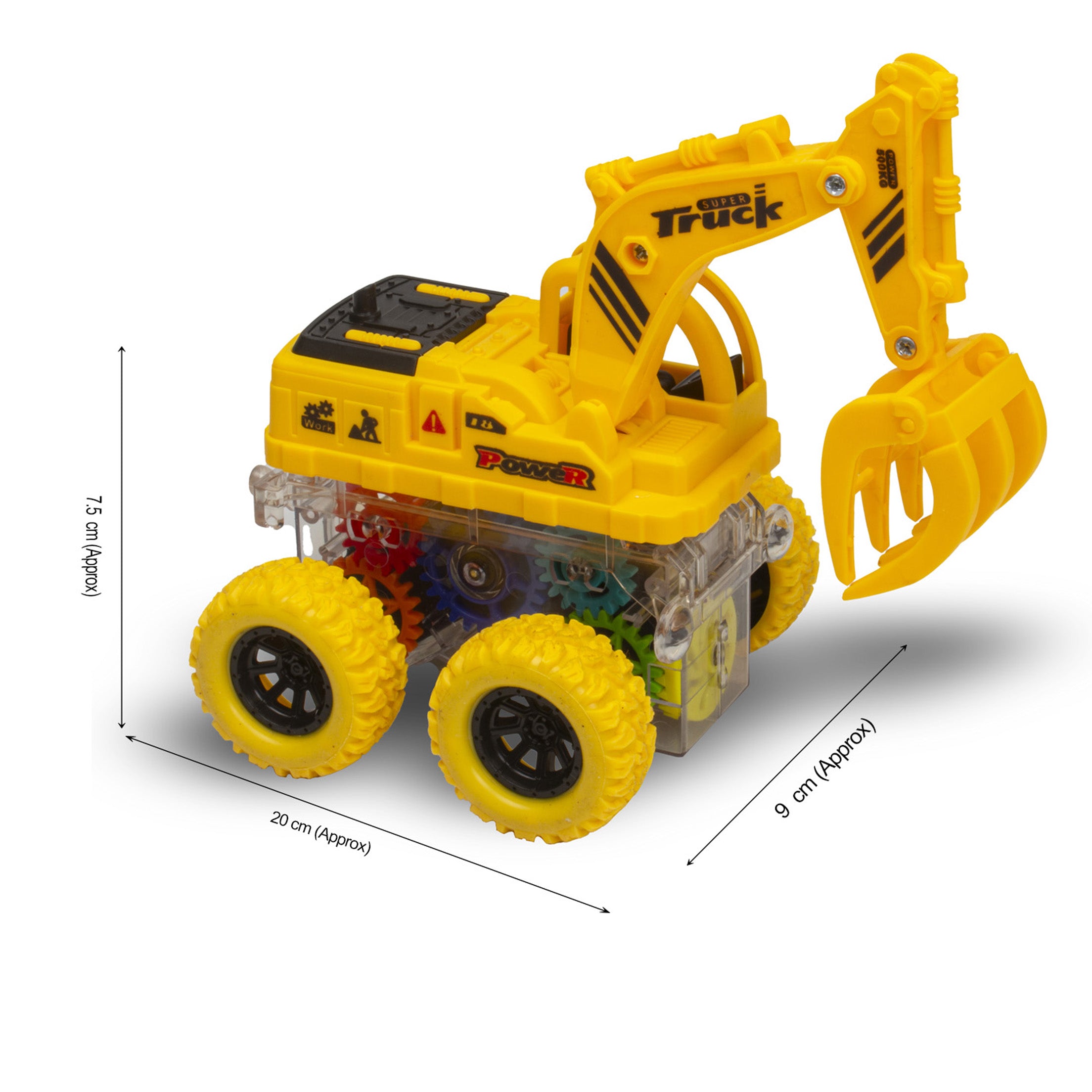 Friction Powered Construction Truck Crane and Excavator | Assorted Designs 1pc