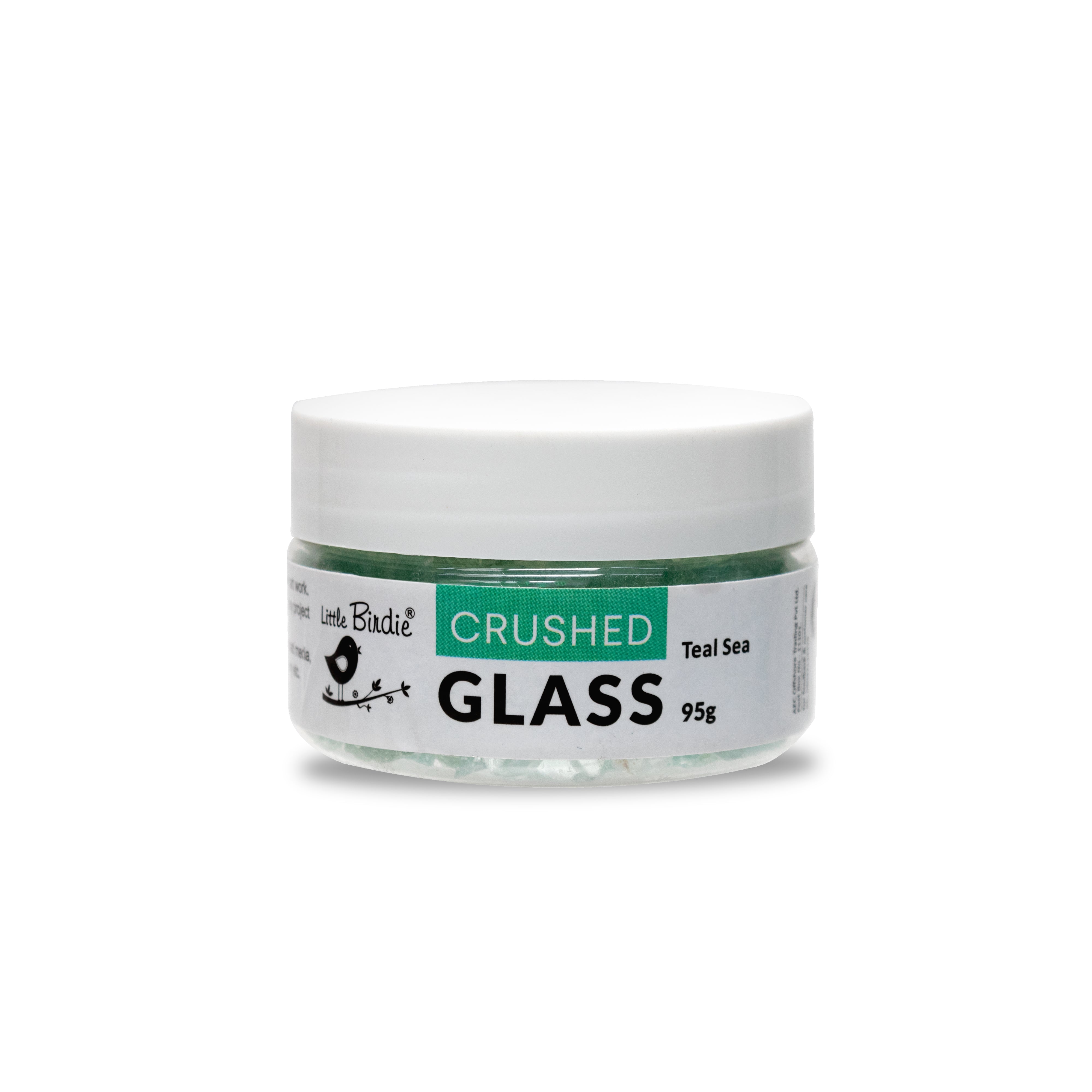 Crushed Glass Teal Sea 95G Bottle Lb